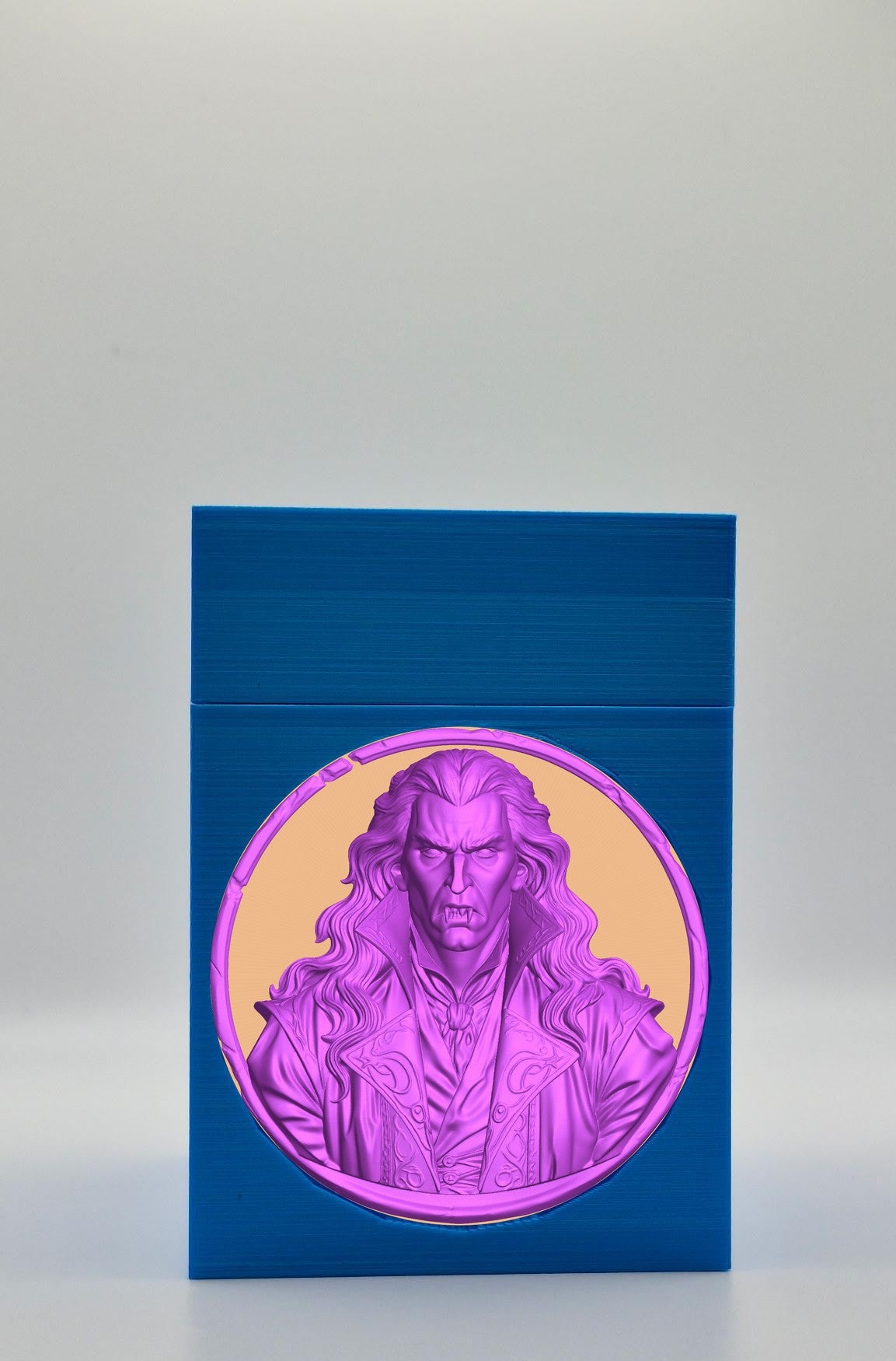 Gothic Vampire Card Box — Blue