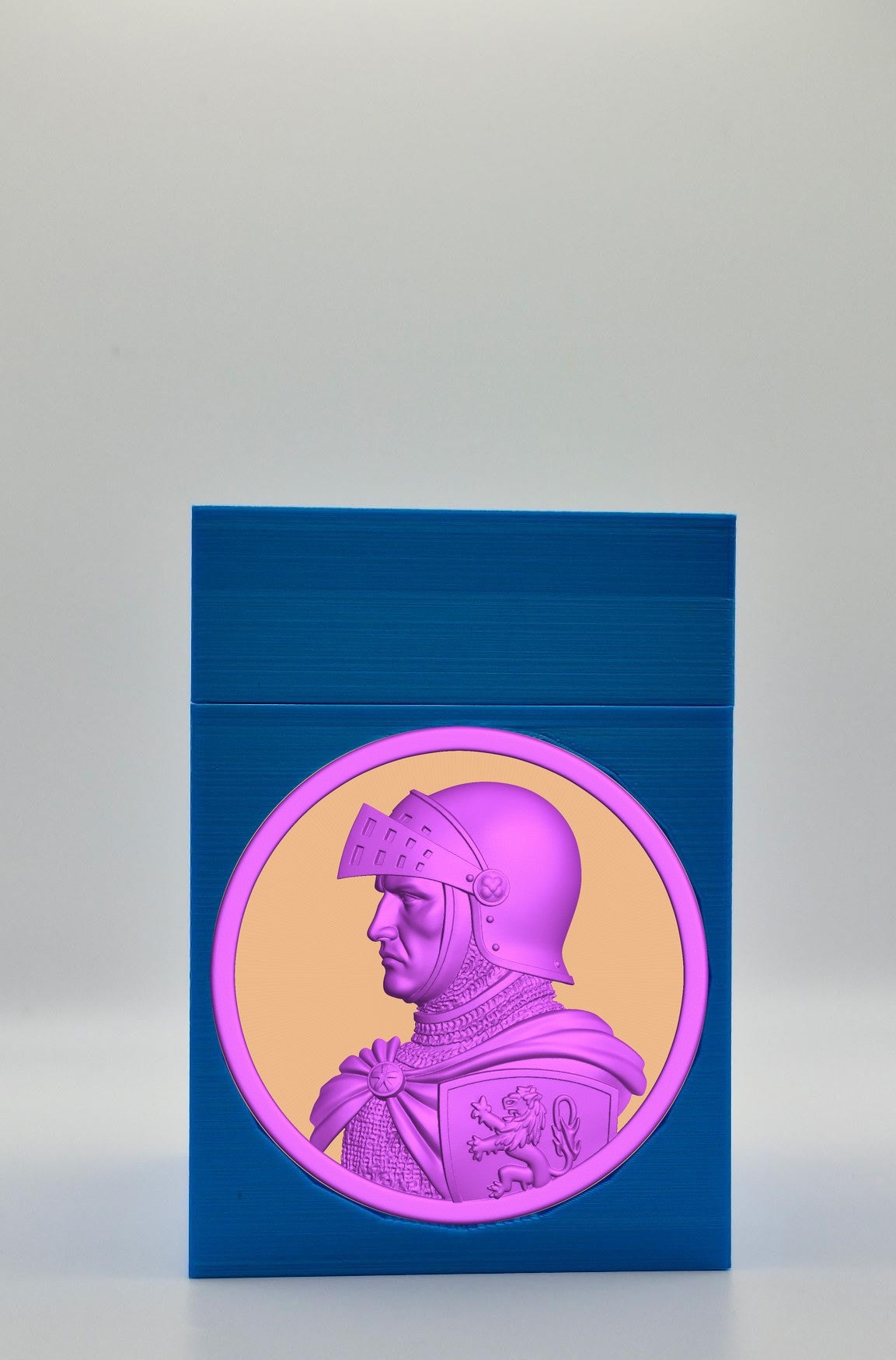 Knight Card Box — Blue