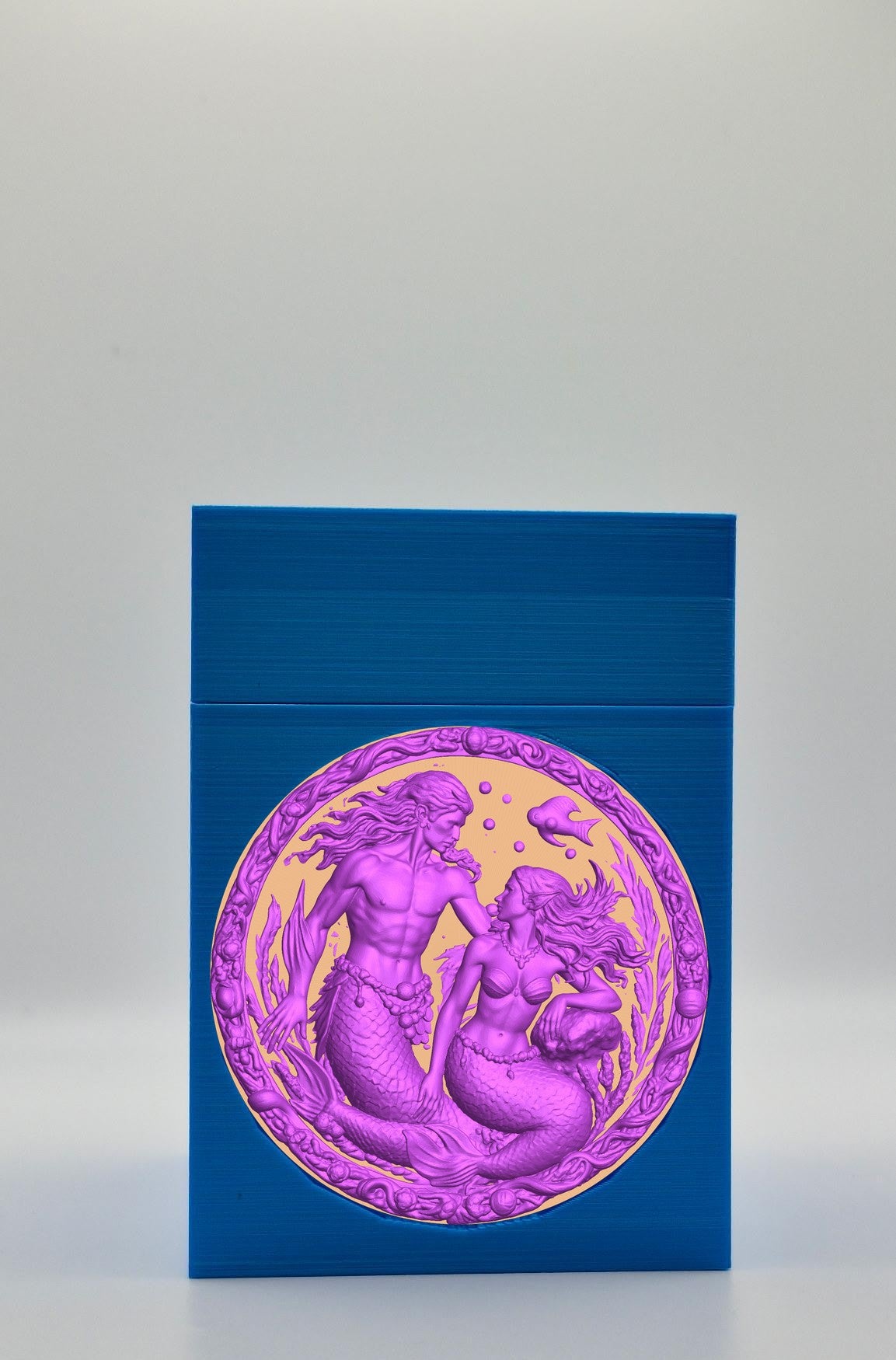 Merfolk Card Box — Blue