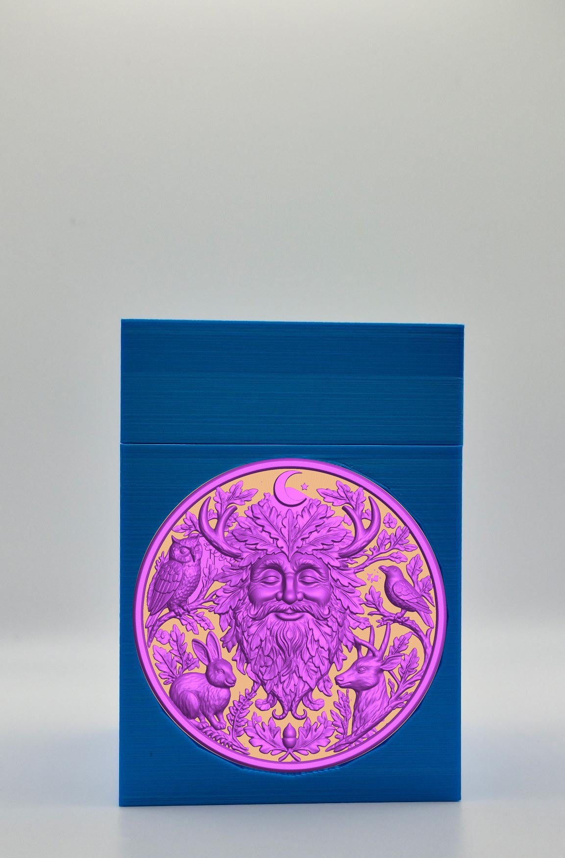 Tree Spirit Card Box — Blue