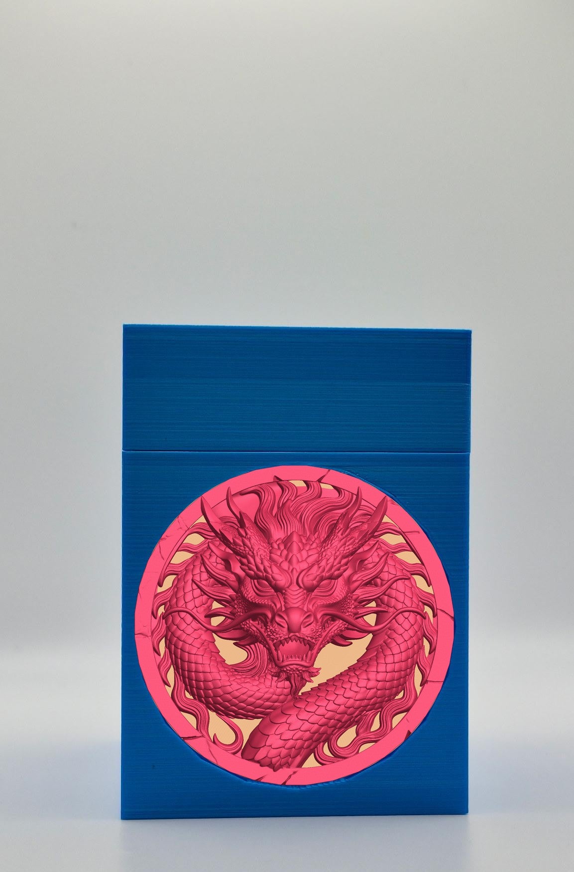 Dragon Card Box — Blue