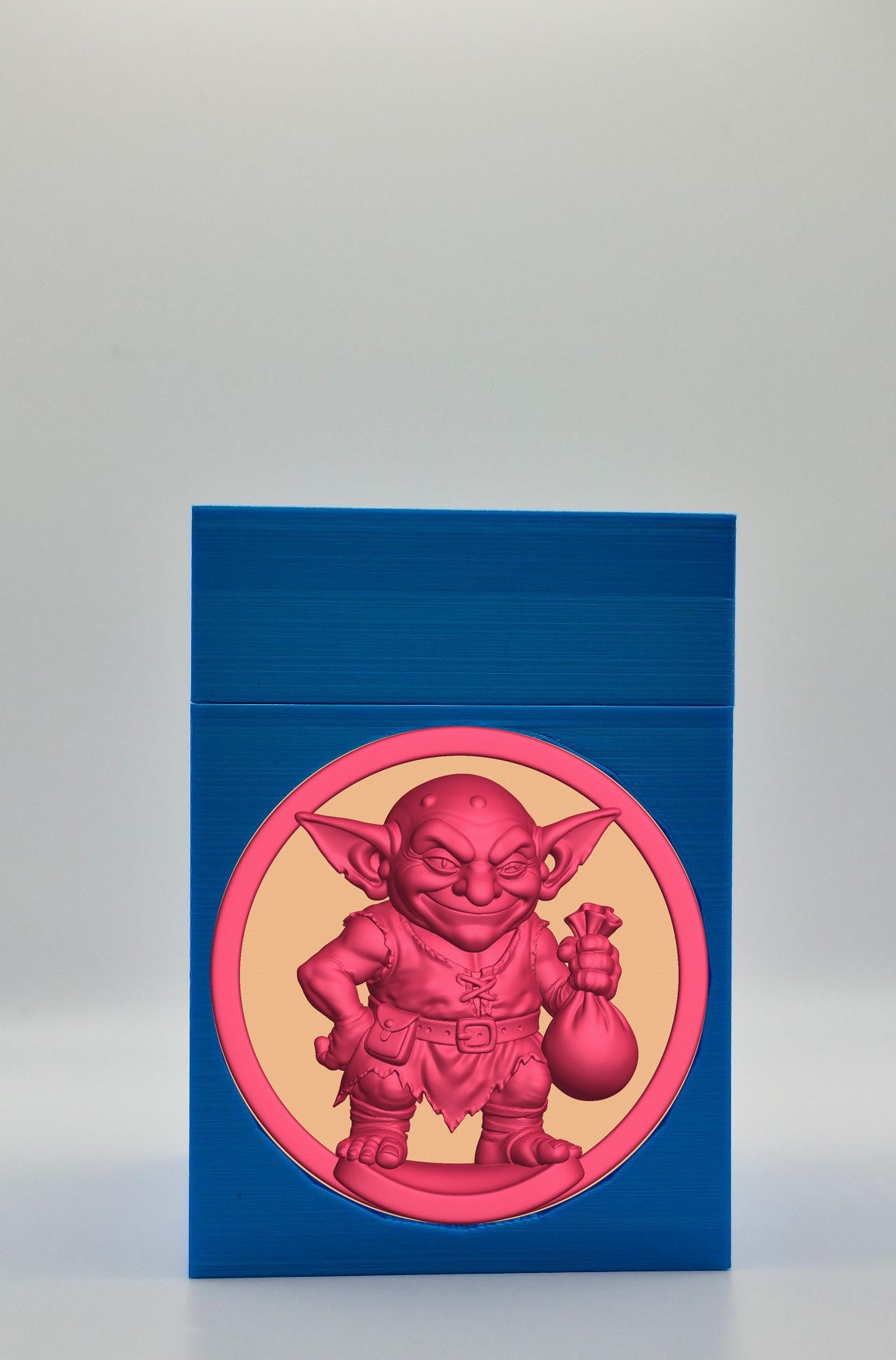 Greedy Goblin Card Box — Blue