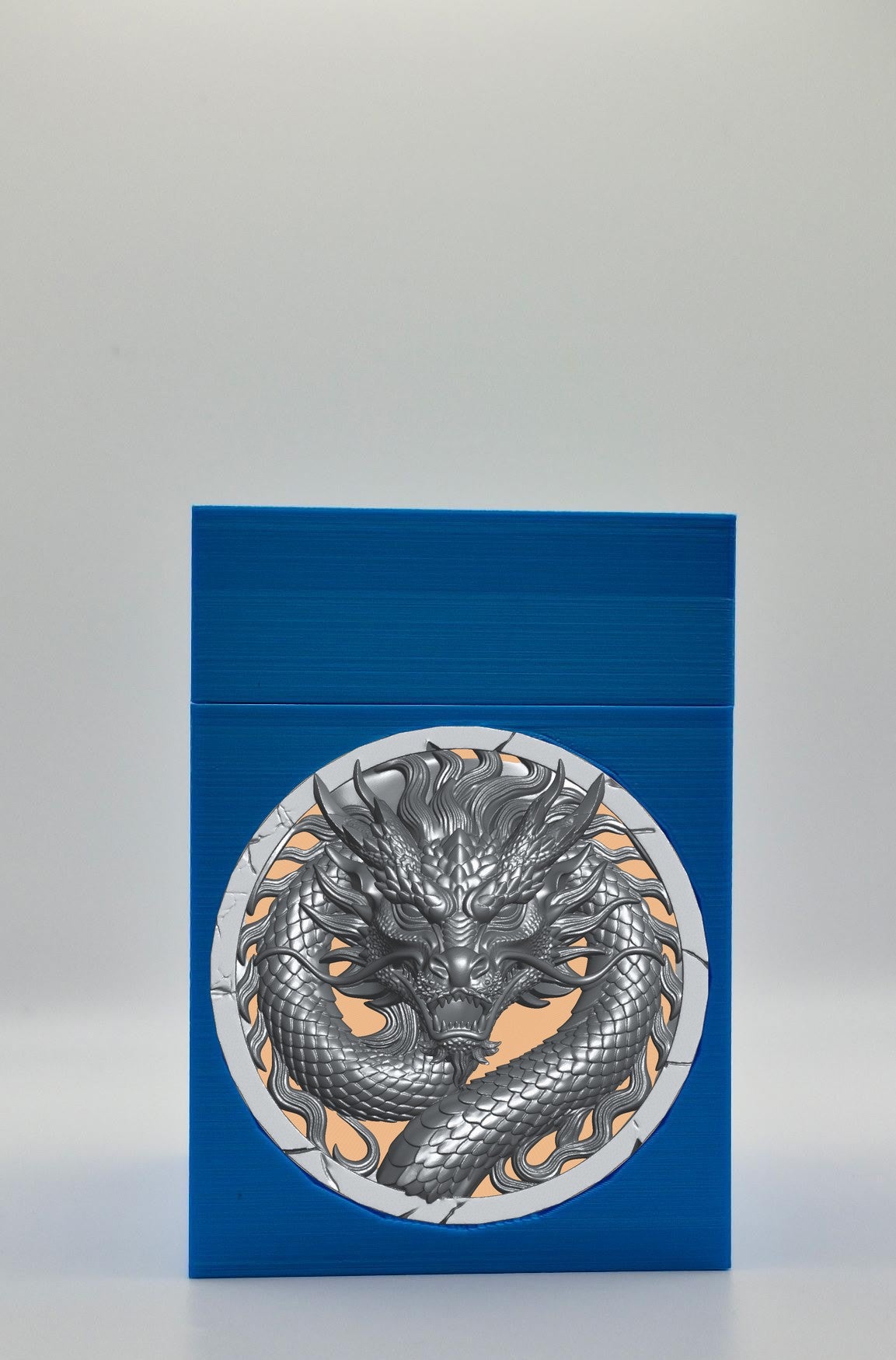 Dragon Card Box — Blue