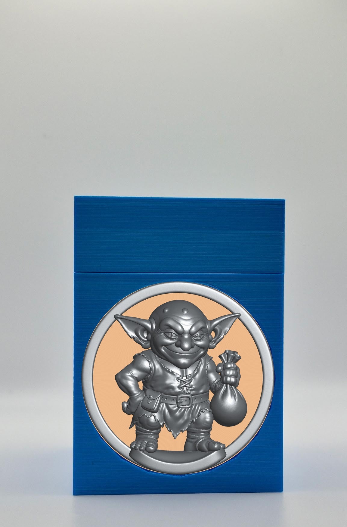 Greedy Goblin Card Box — Blue