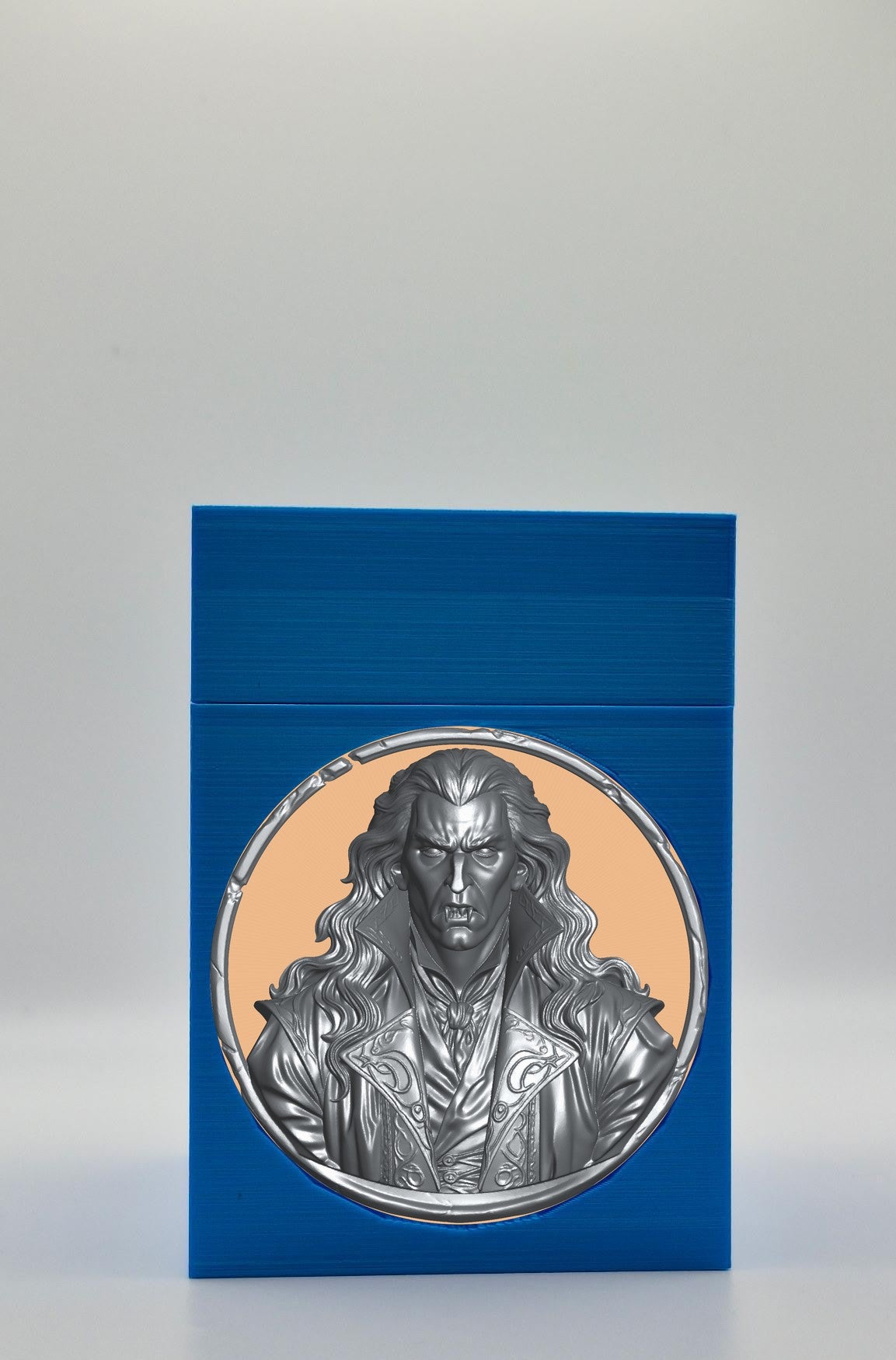 Gothic Vampire Card Box — Blue