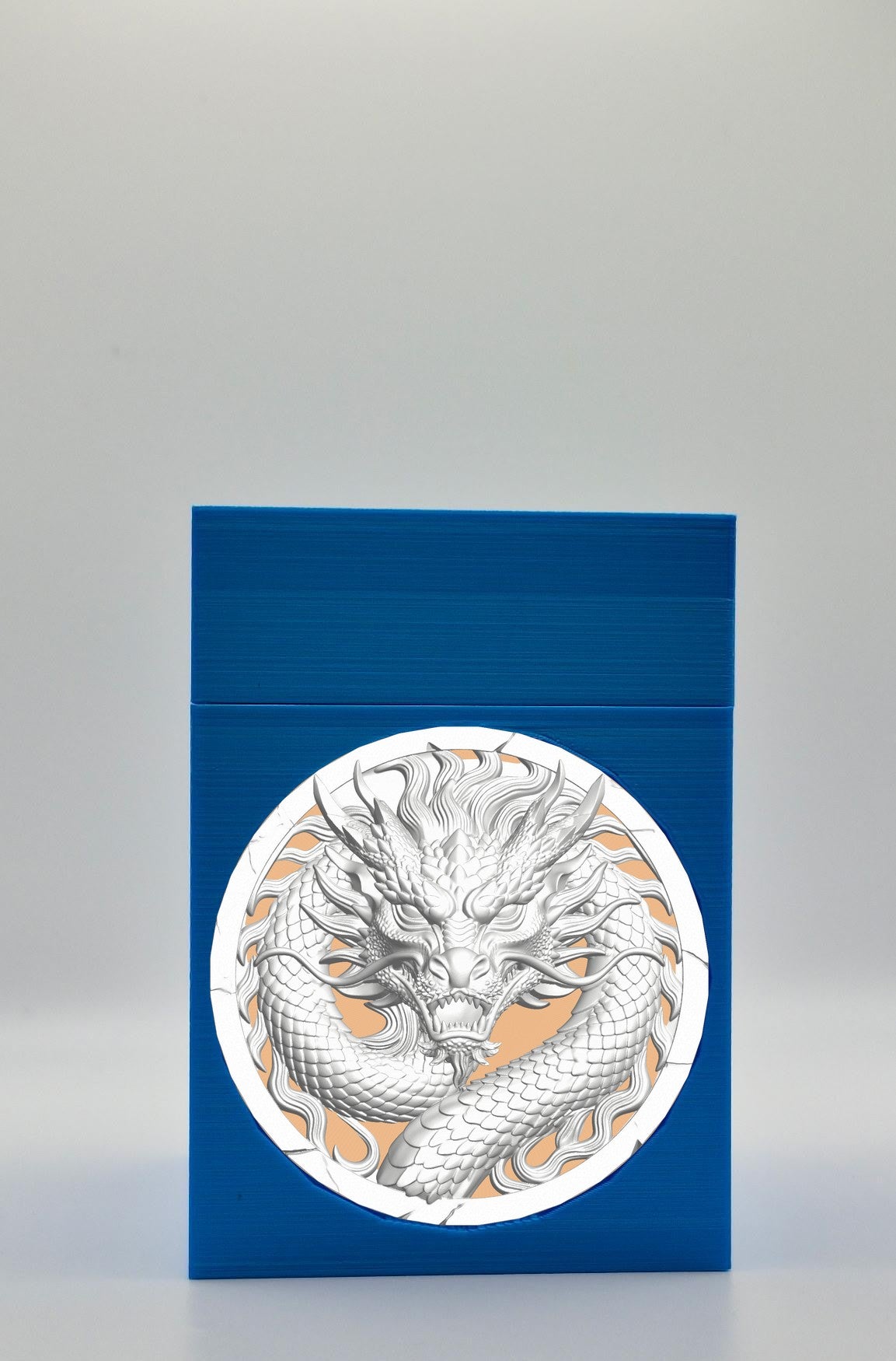 Dragon Card Box — Blue