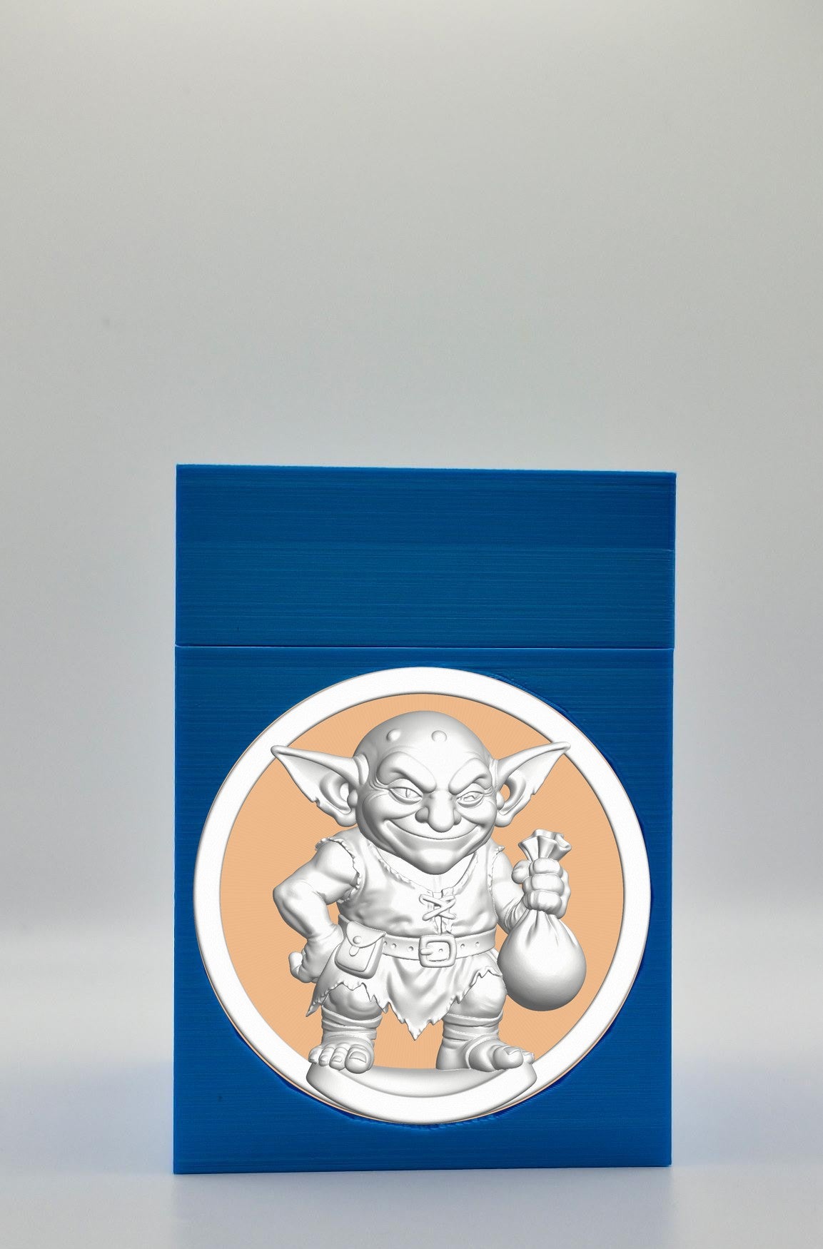 Greedy Goblin Card Box — Blue