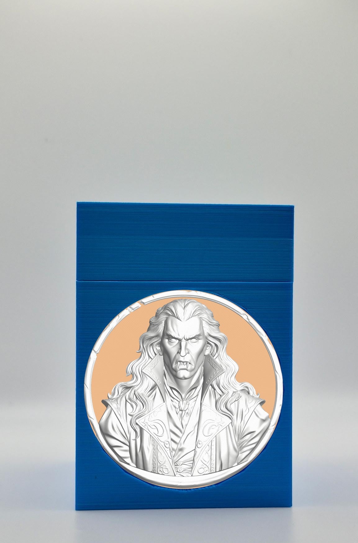 Gothic Vampire Card Box — Blue