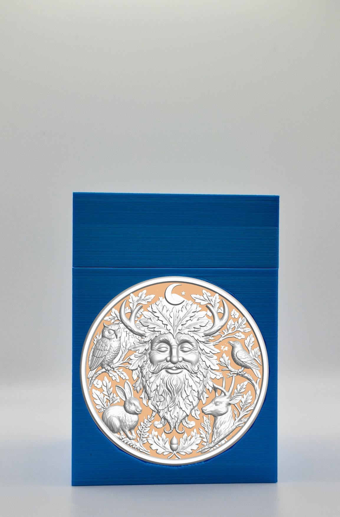 Tree Spirit Card Box — Blue