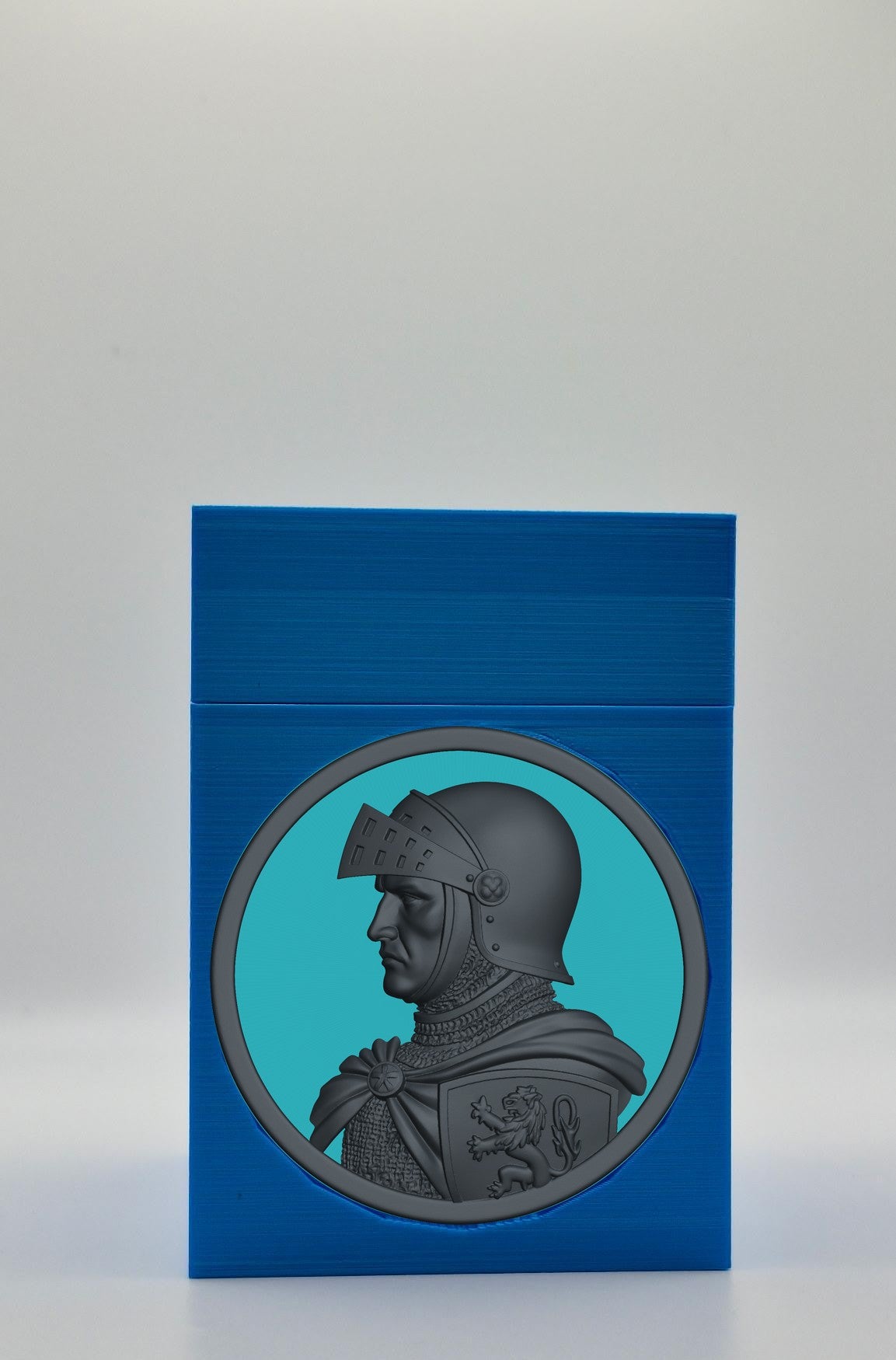 Knight Card Box — Blue