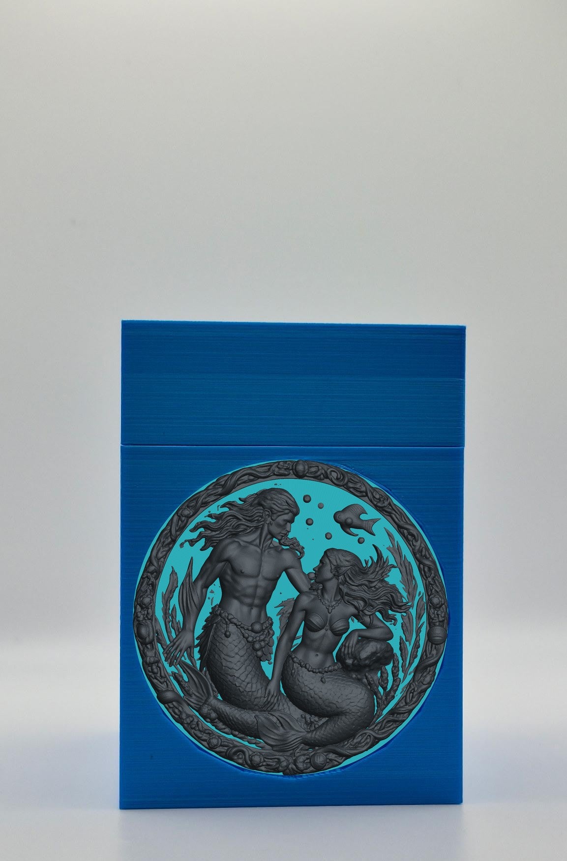 Merfolk Card Box — Blue