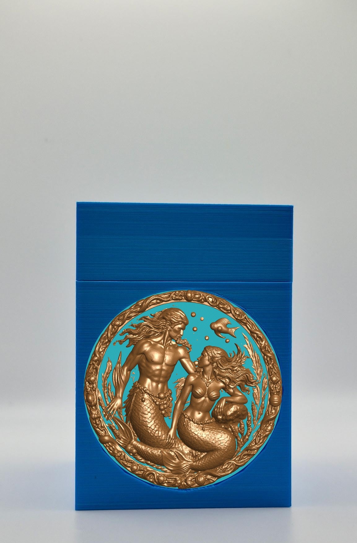 Merfolk Card Box — Blue
