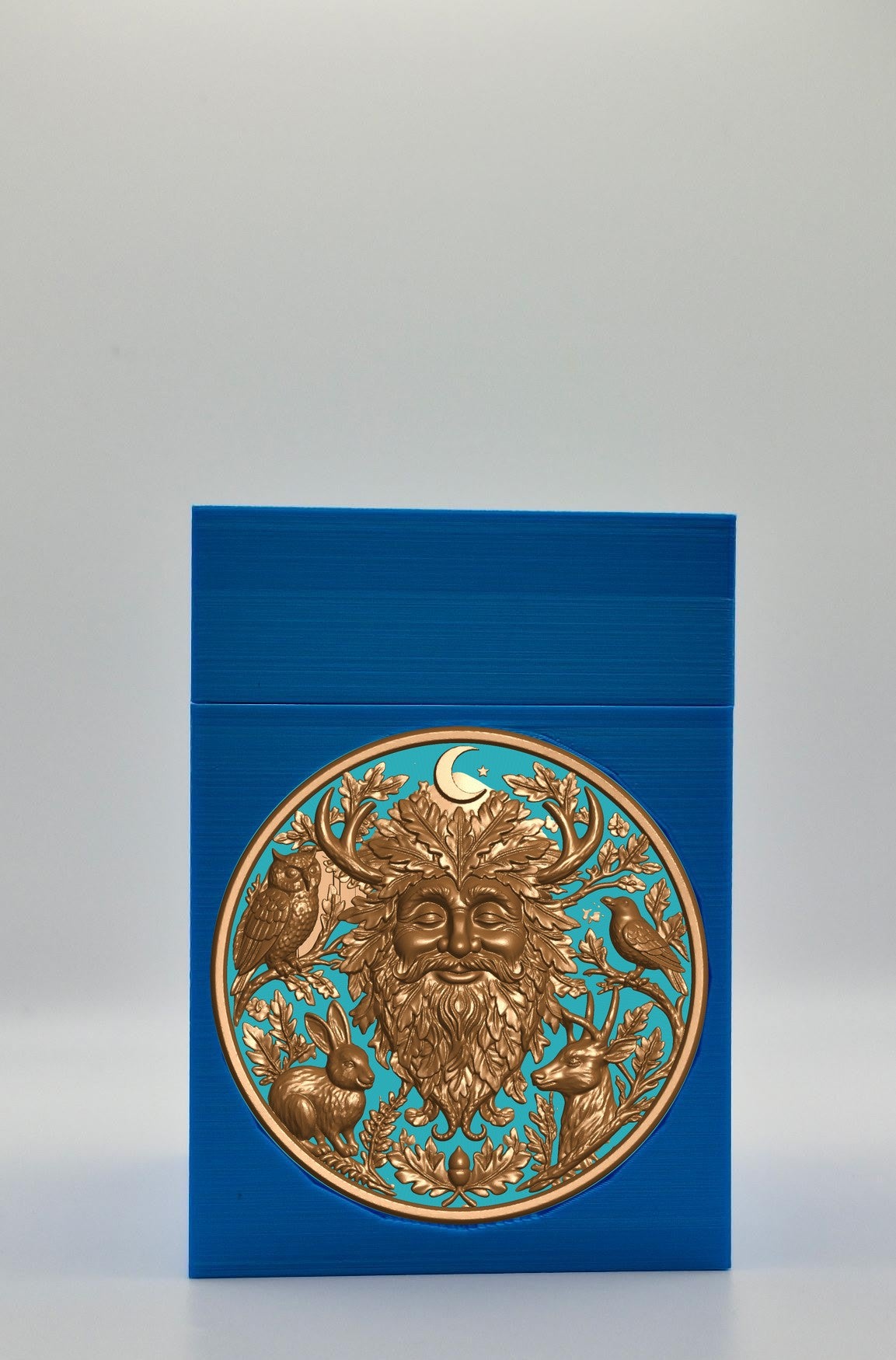 Tree Spirit Card Box — Blue