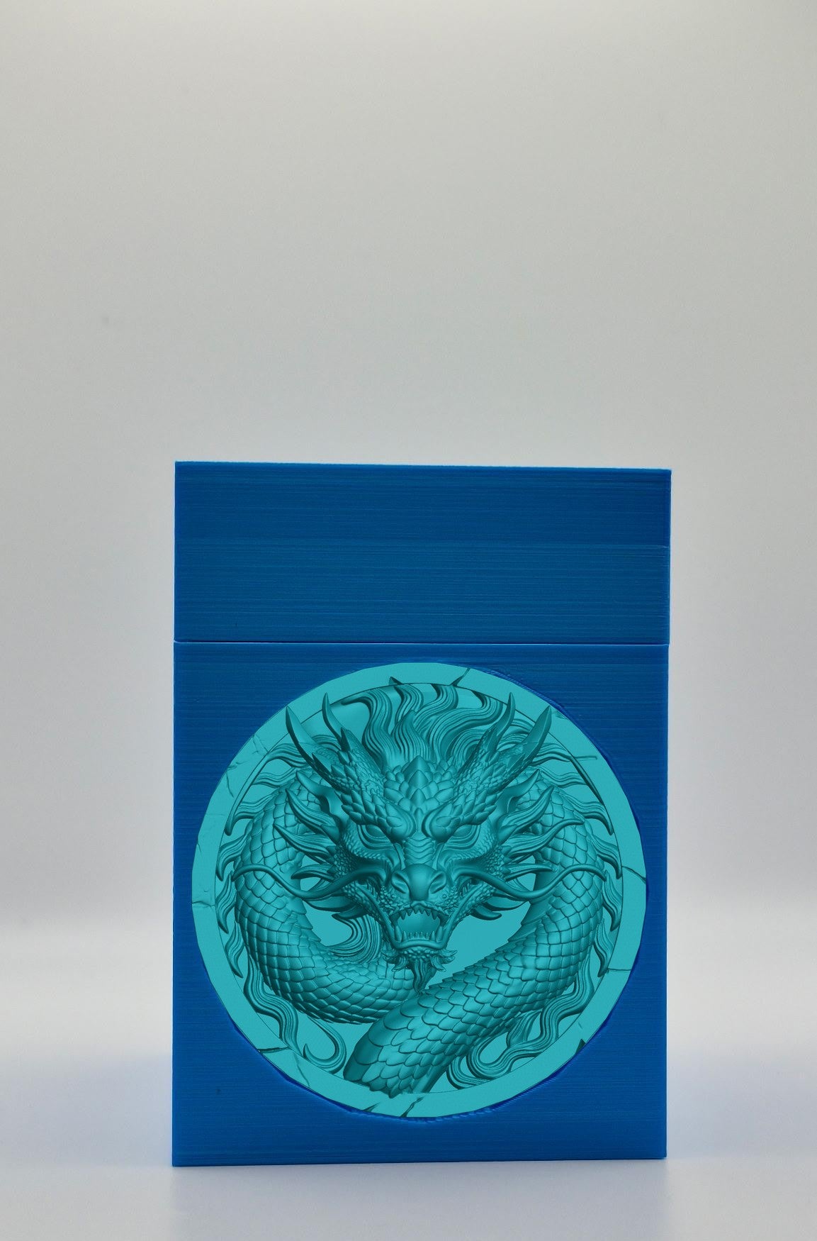 Dragon Card Box — Blue