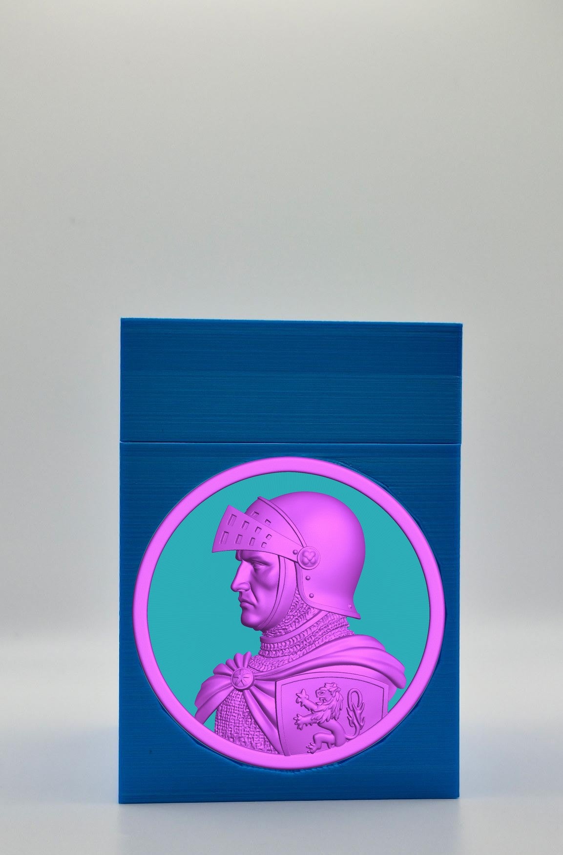 Knight Card Box — Blue