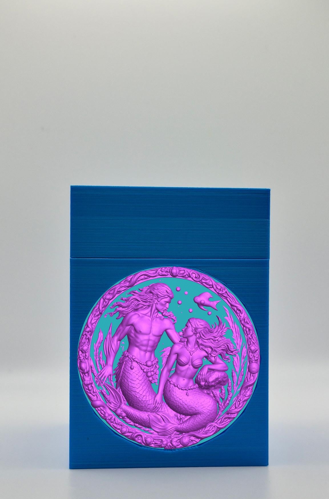 Merfolk Card Box — Blue