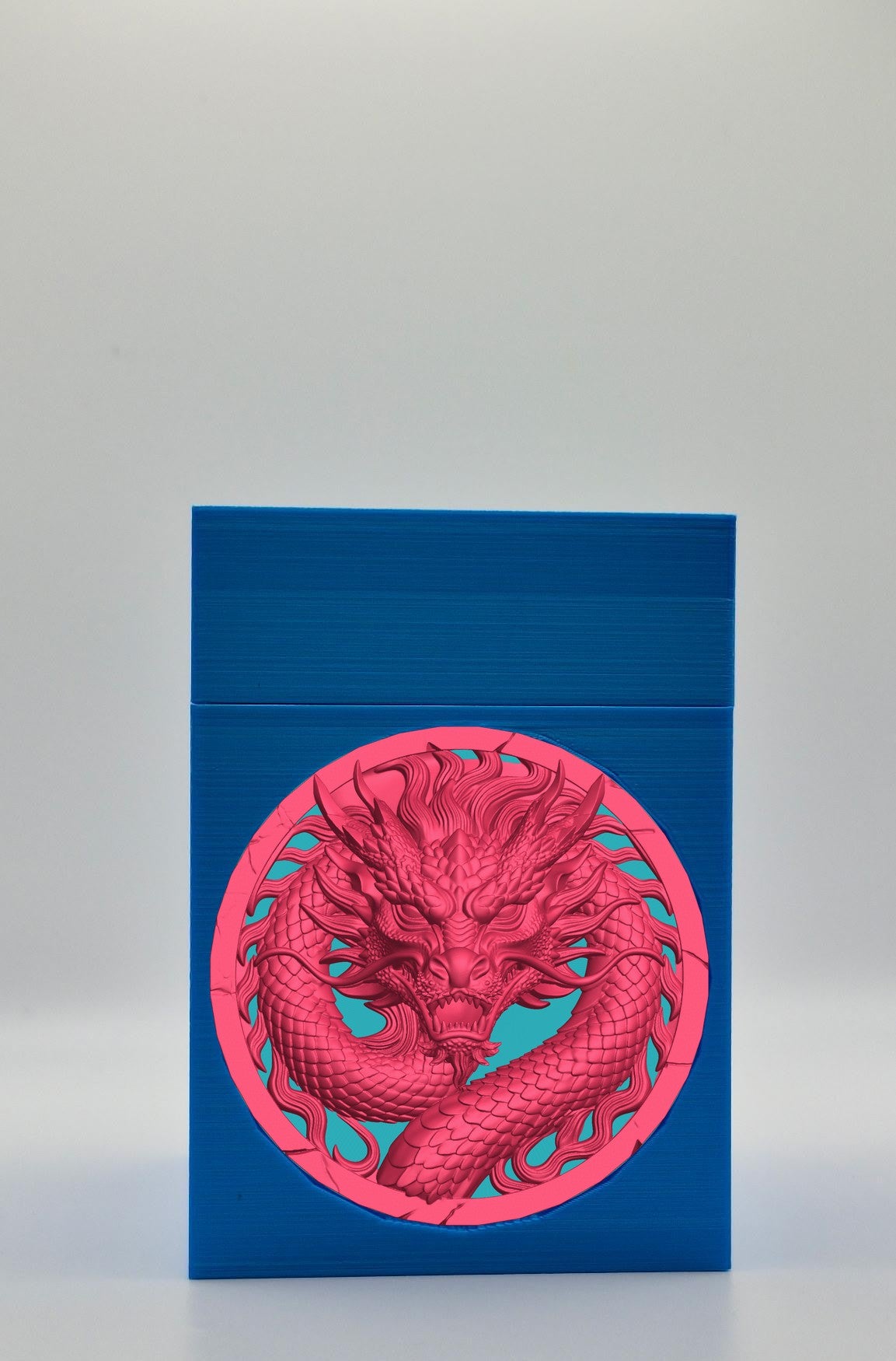 Dragon Card Box — Blue