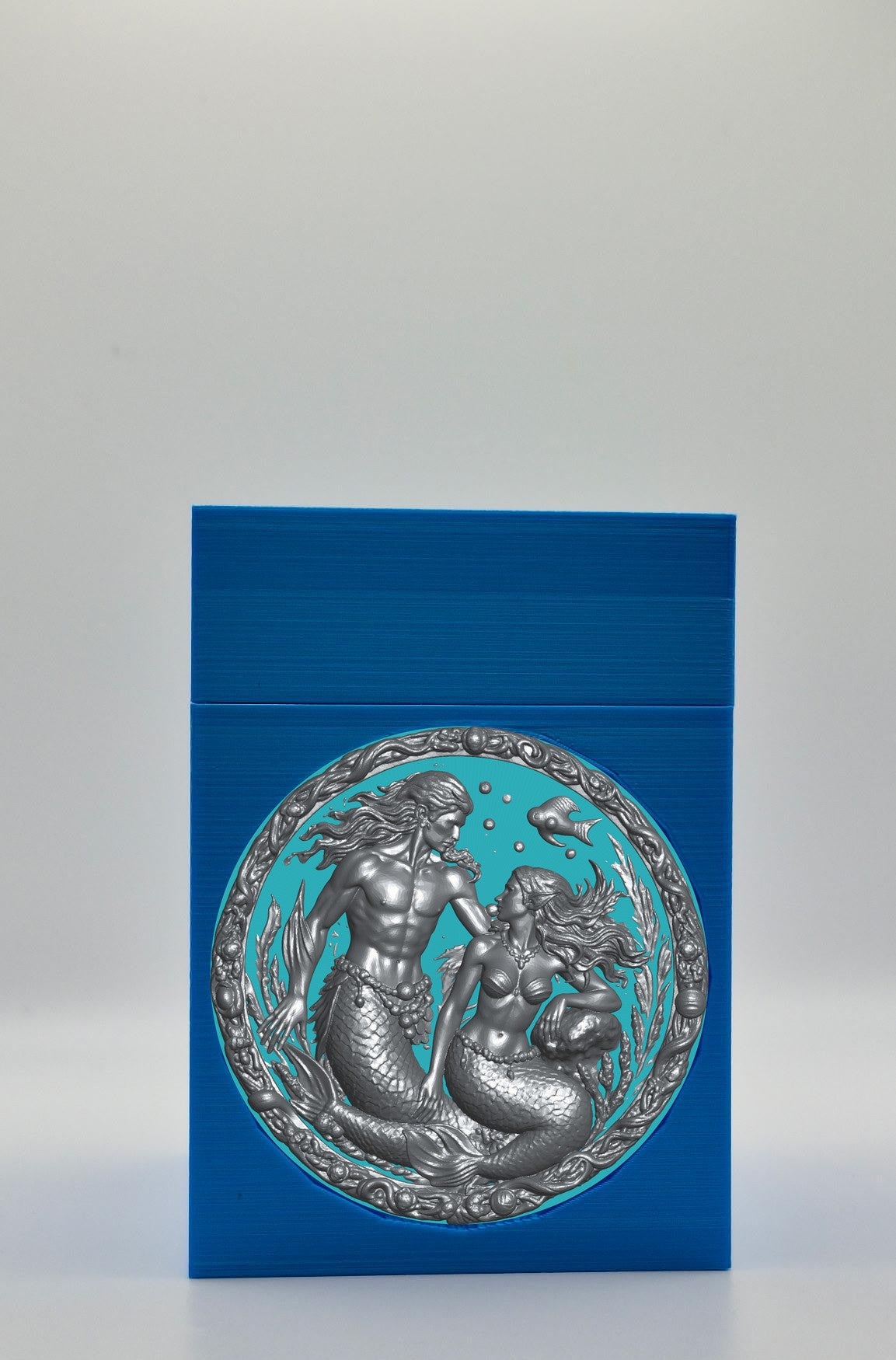 Merfolk Card Box — Blue