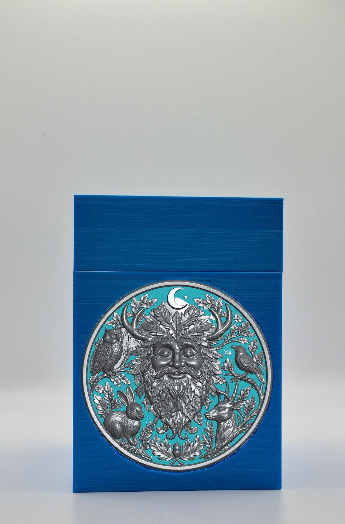 Tree Spirit Card Box — Blue