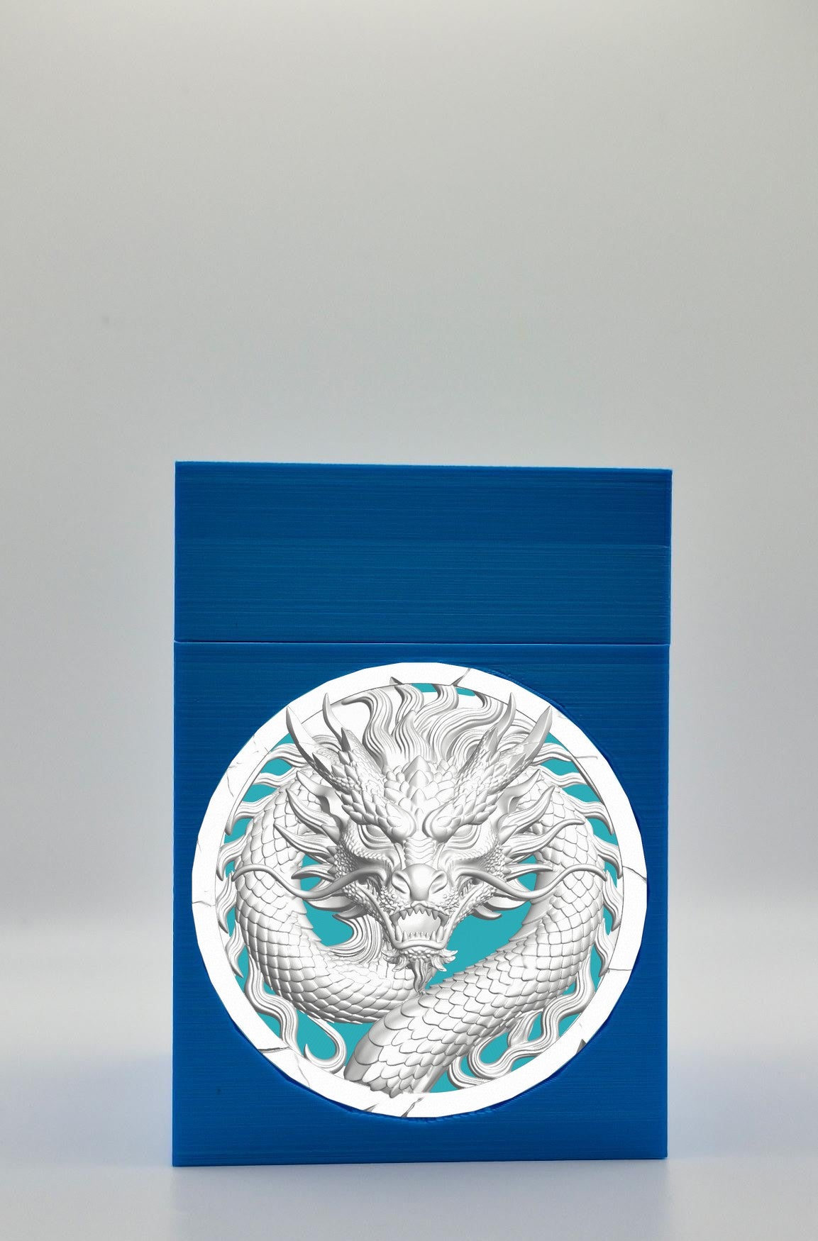 Dragon Card Box — Blue