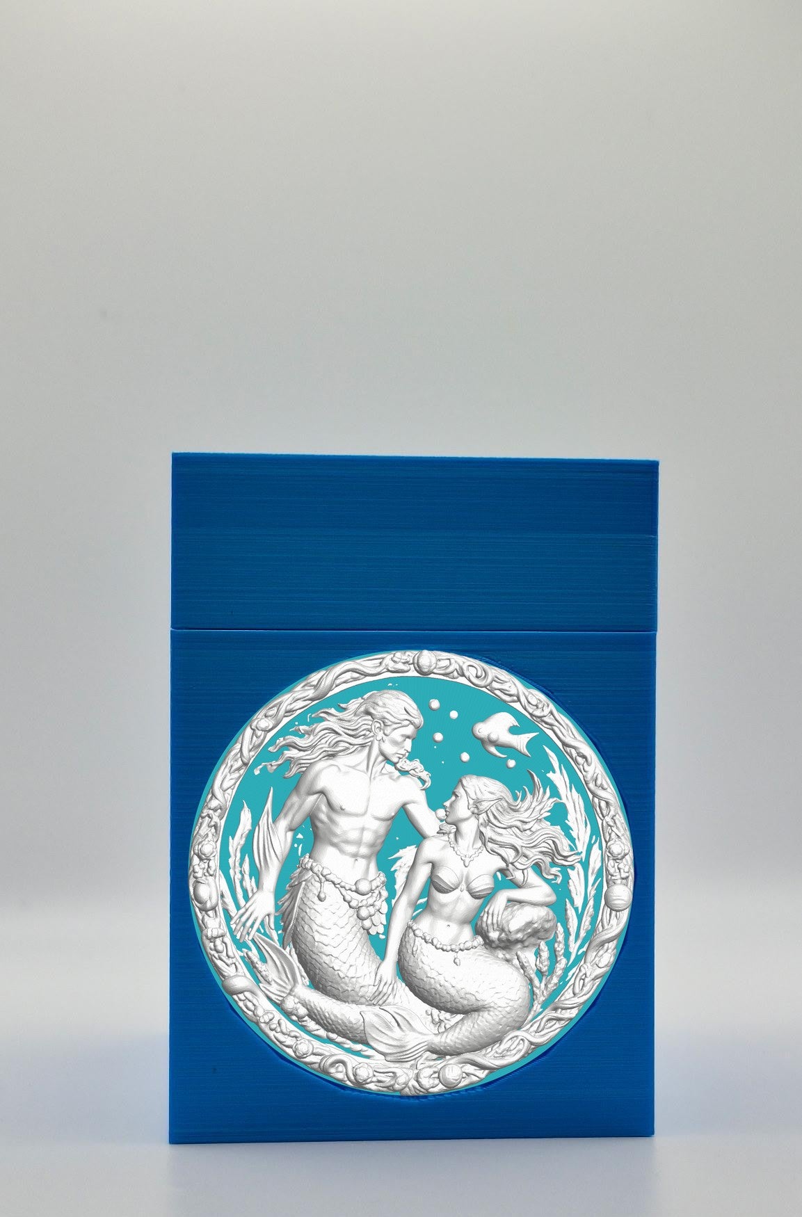 Merfolk Card Box — Blue