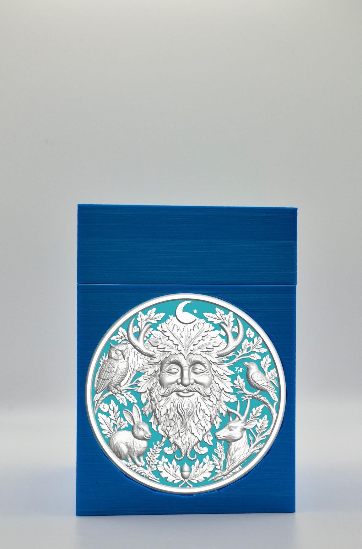 Tree Spirit Card Box — Blue