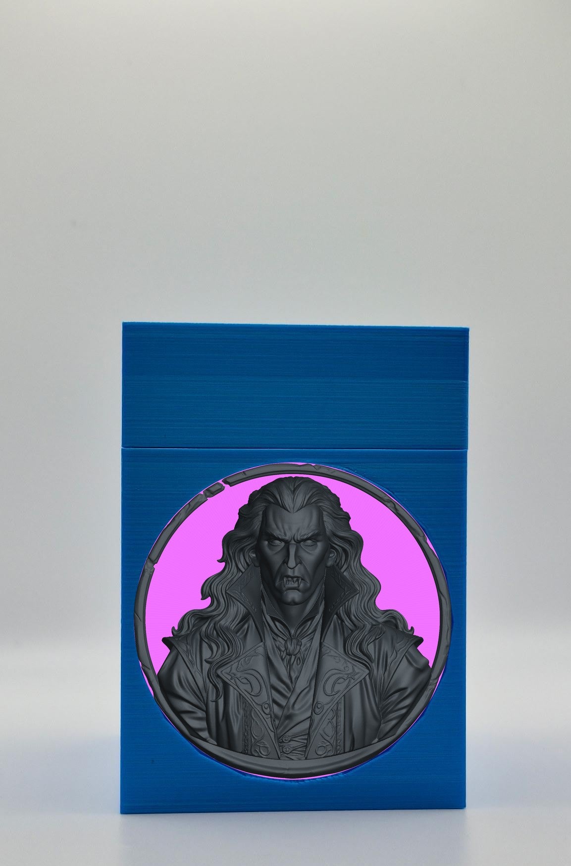 Gothic Vampire Card Box — Blue