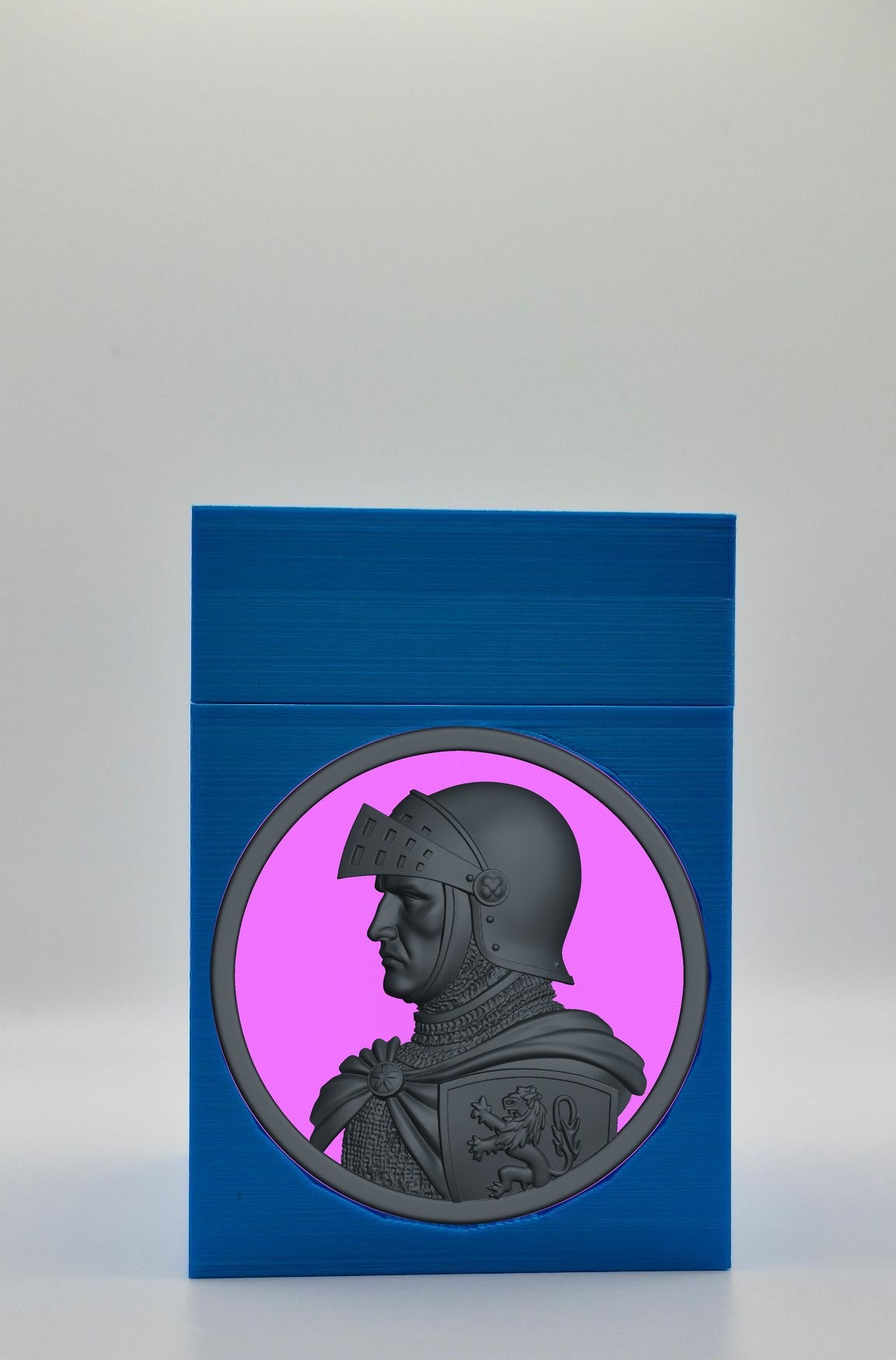 Knight Card Box — Blue
