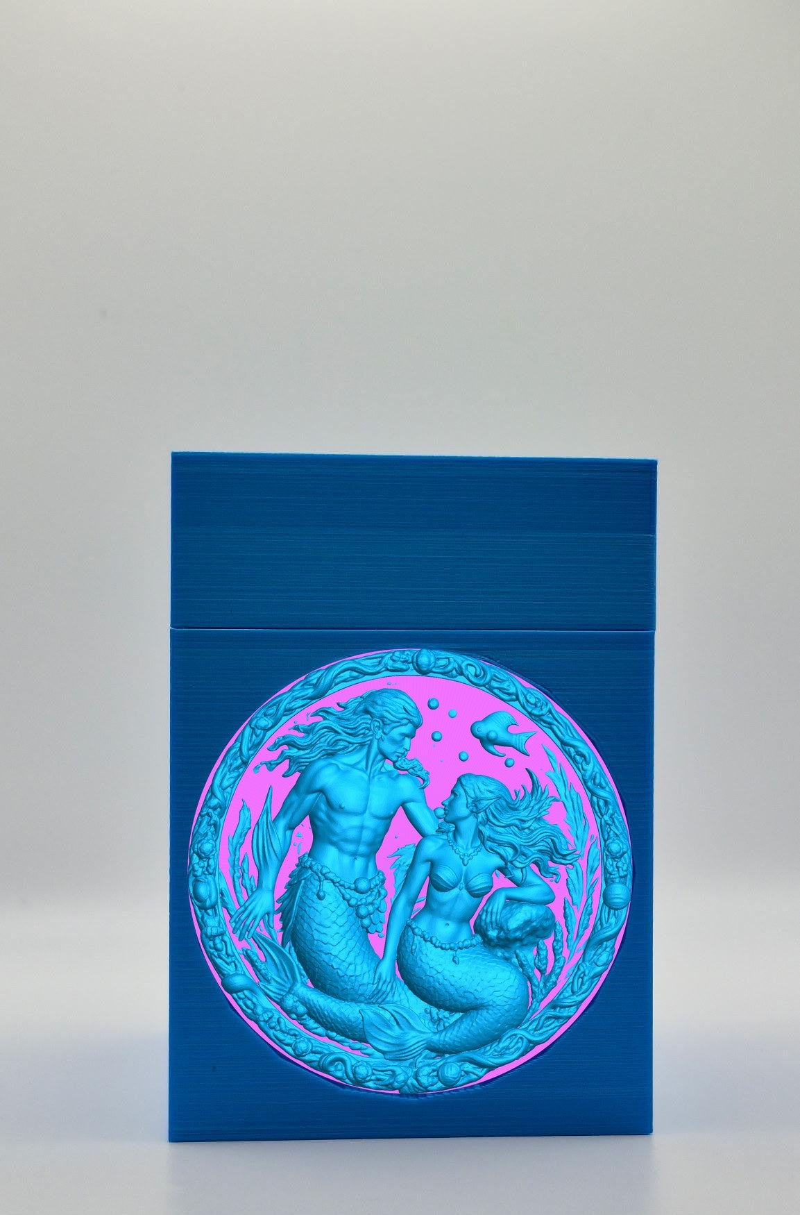 Merfolk Card Box — Blue