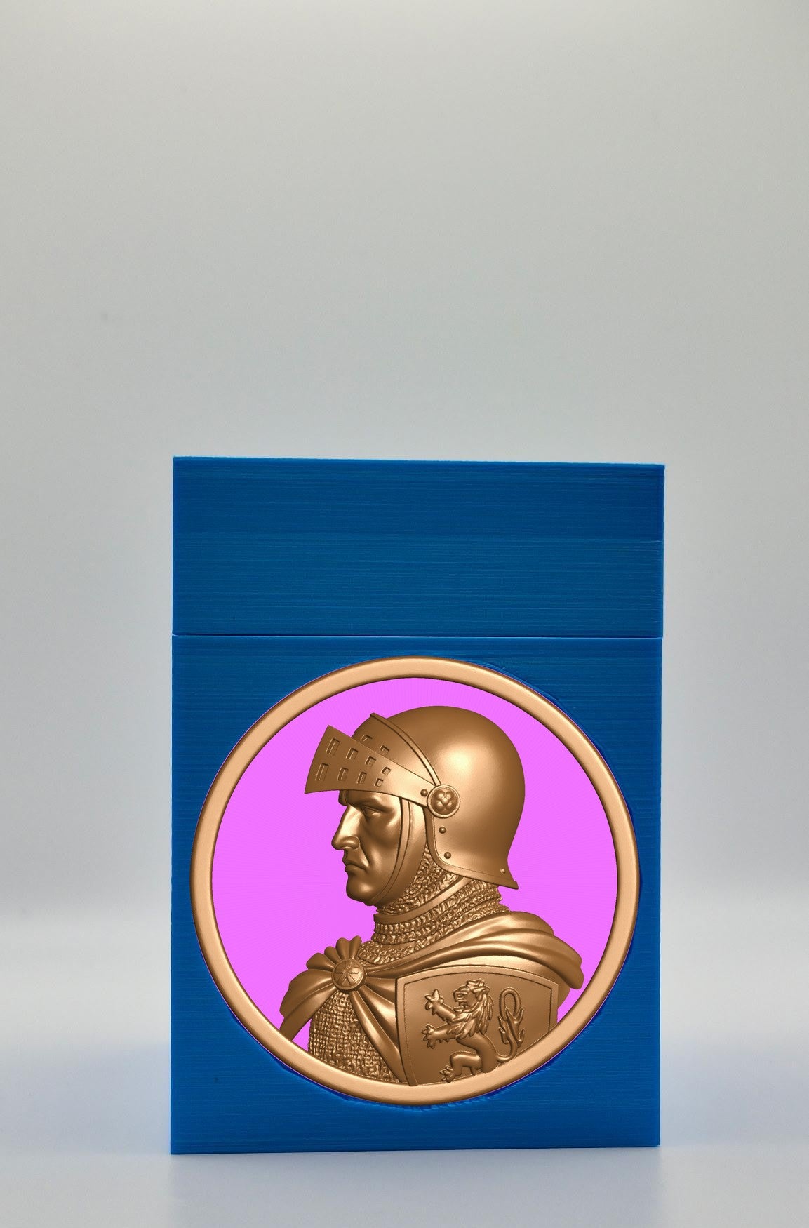 Knight Card Box — Blue
