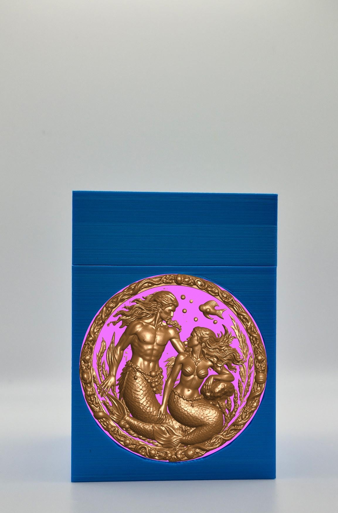 Merfolk Card Box — Blue