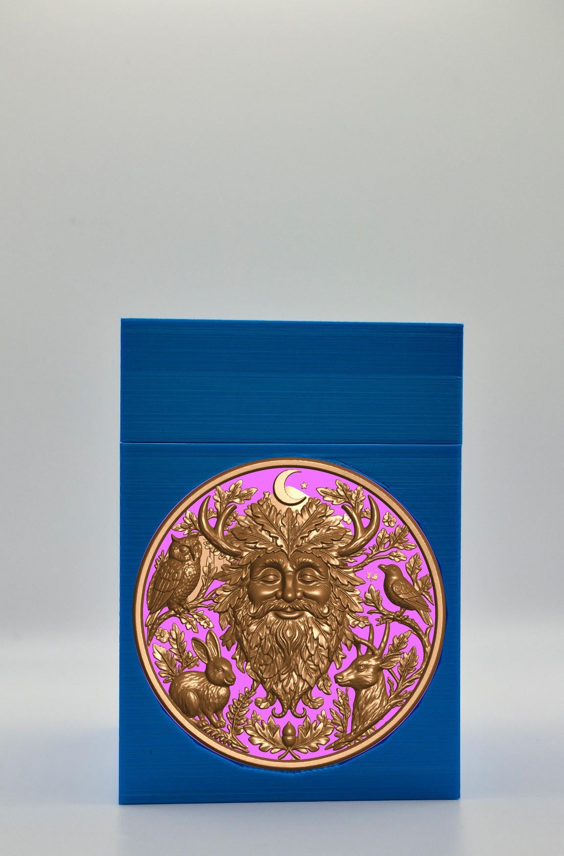 Tree Spirit Card Box — Blue