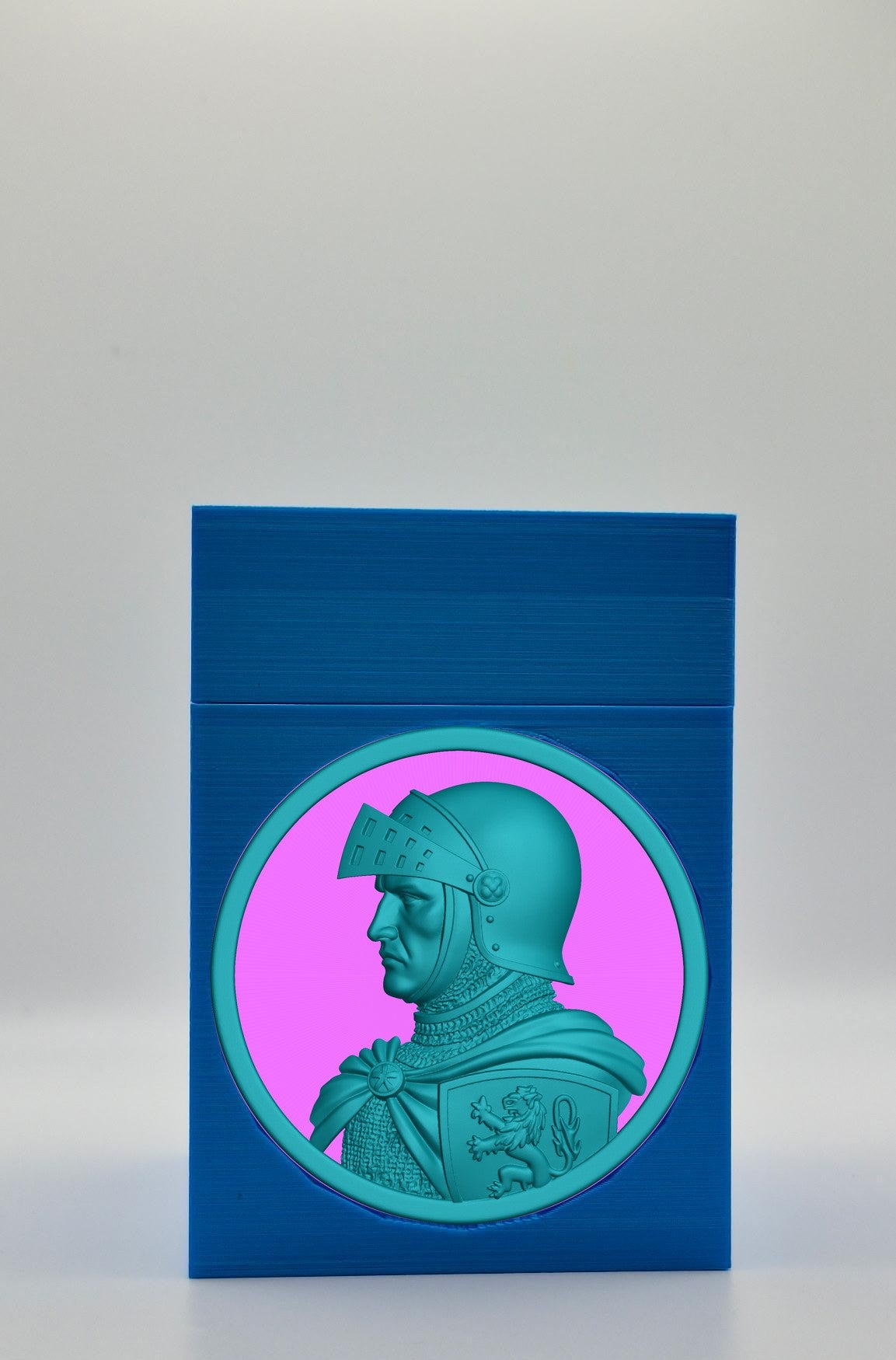Knight Card Box — Blue