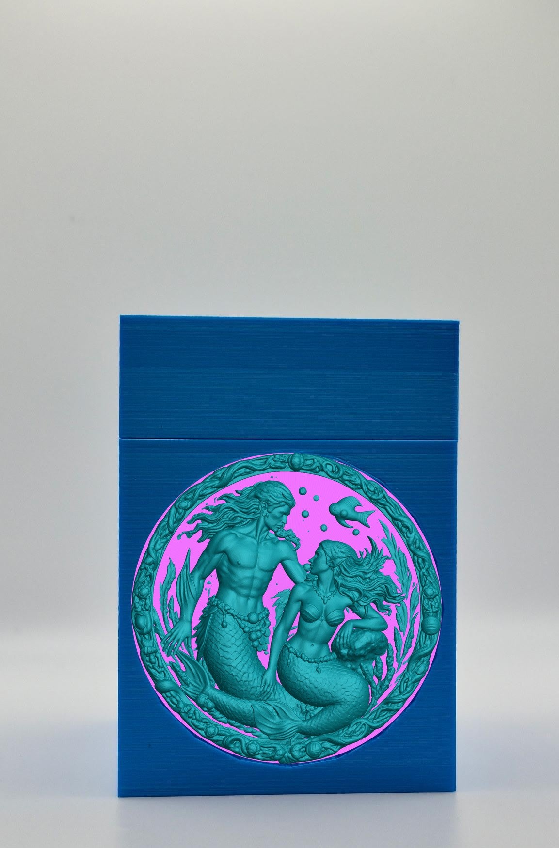 Merfolk Card Box — Blue