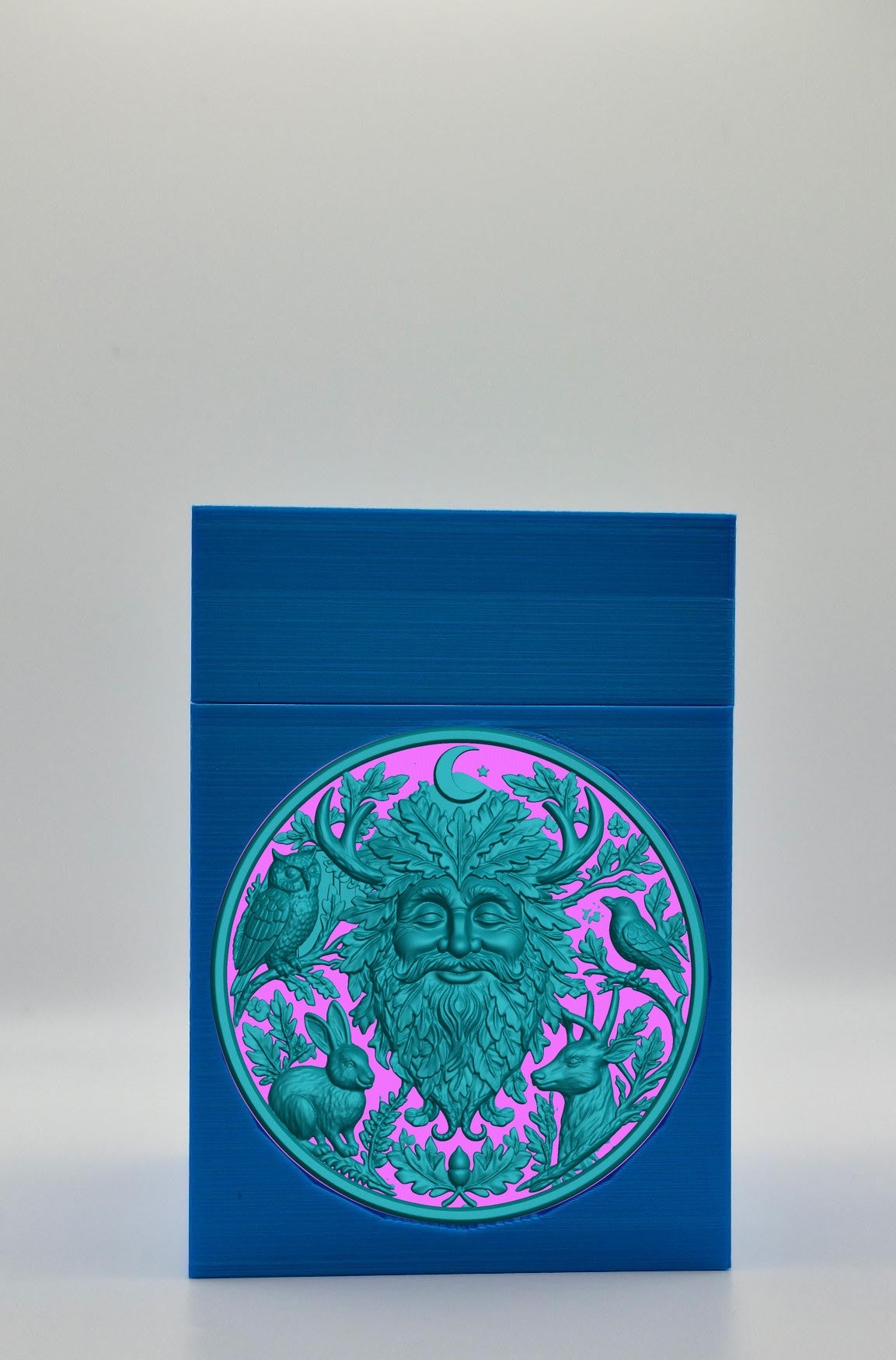 Tree Spirit Card Box — Blue
