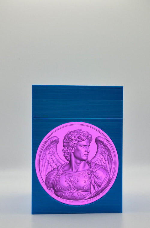 Angel Card Box — Blue