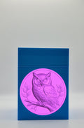 Owl Card Box — Blue