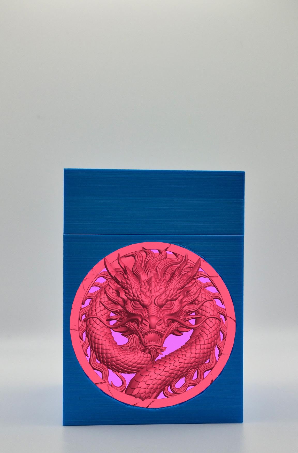 Dragon Card Box — Blue