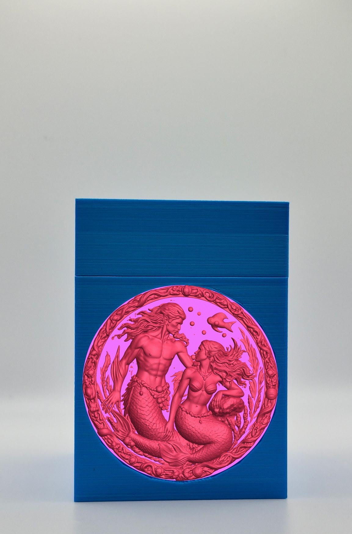 Merfolk Card Box — Blue