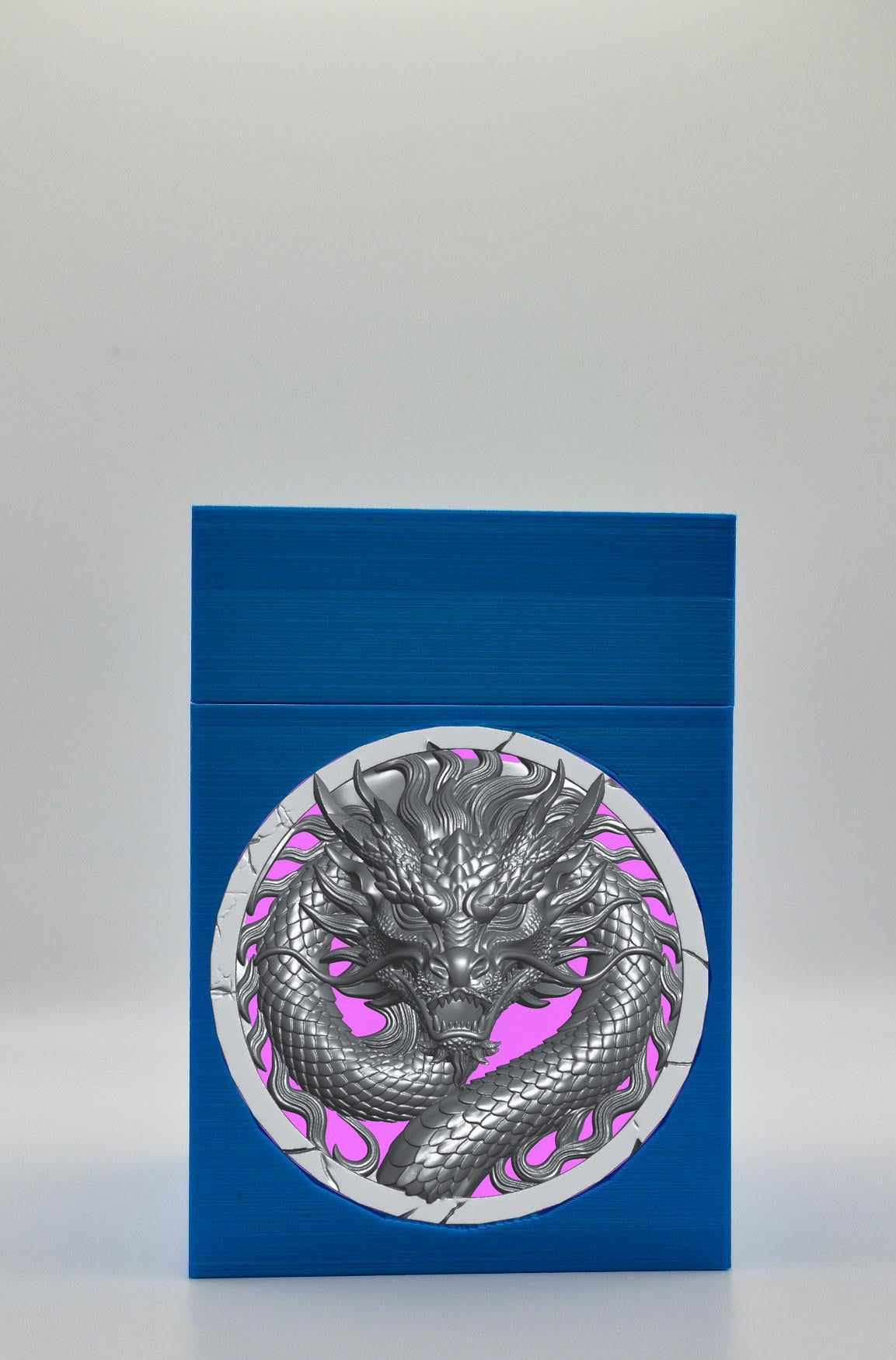 Dragon Card Box — Blue