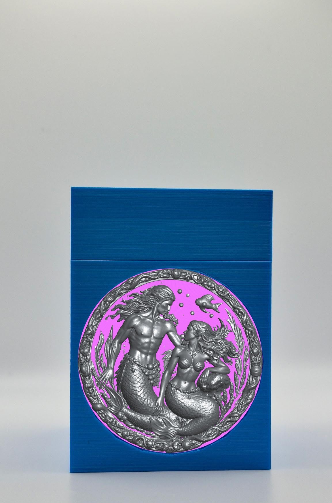 Merfolk Card Box — Blue