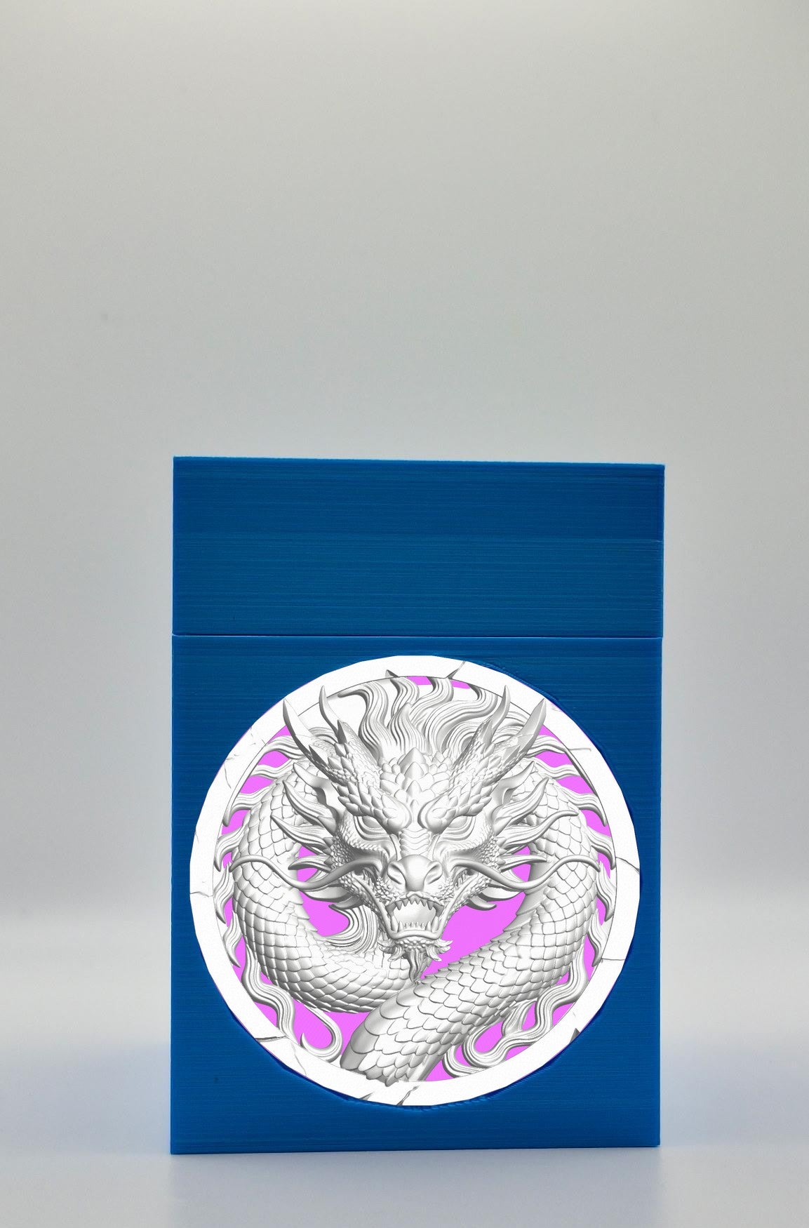 Dragon Card Box — Blue