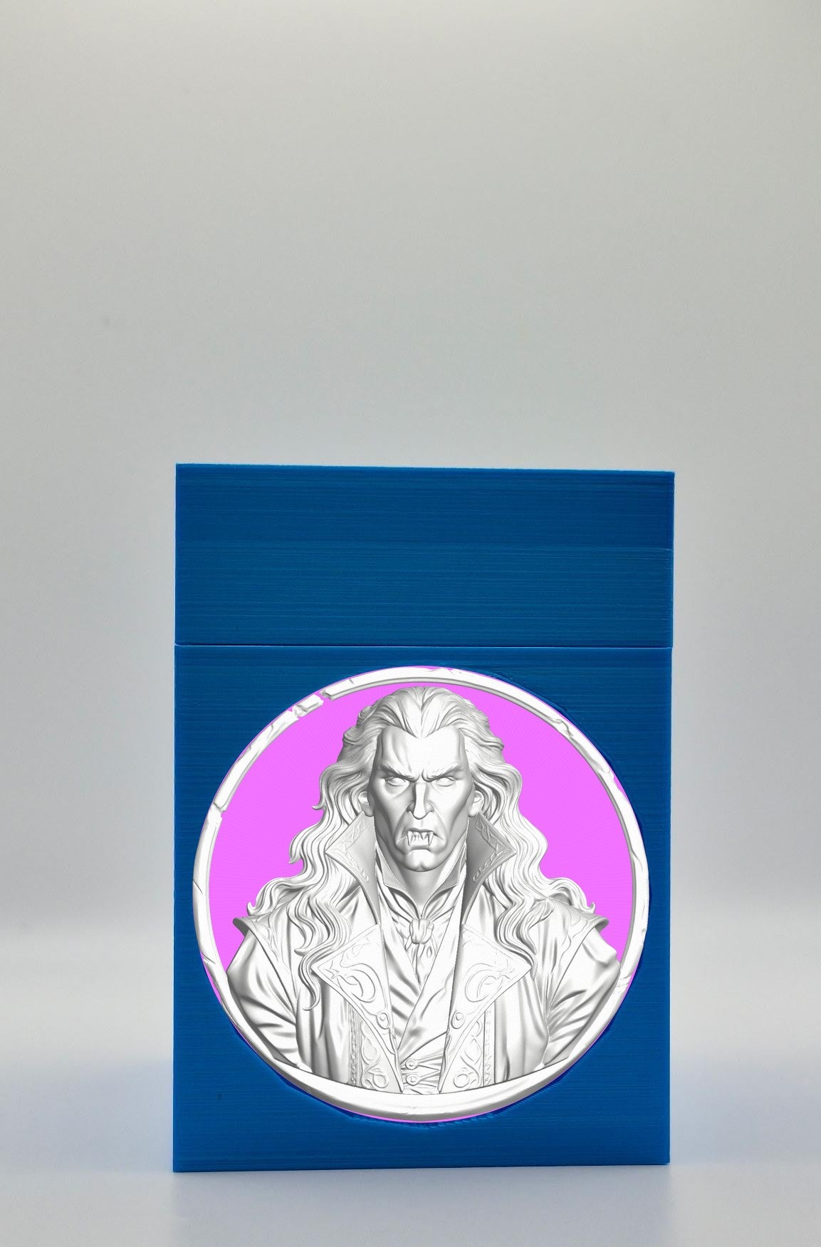 Gothic Vampire Card Box — Blue