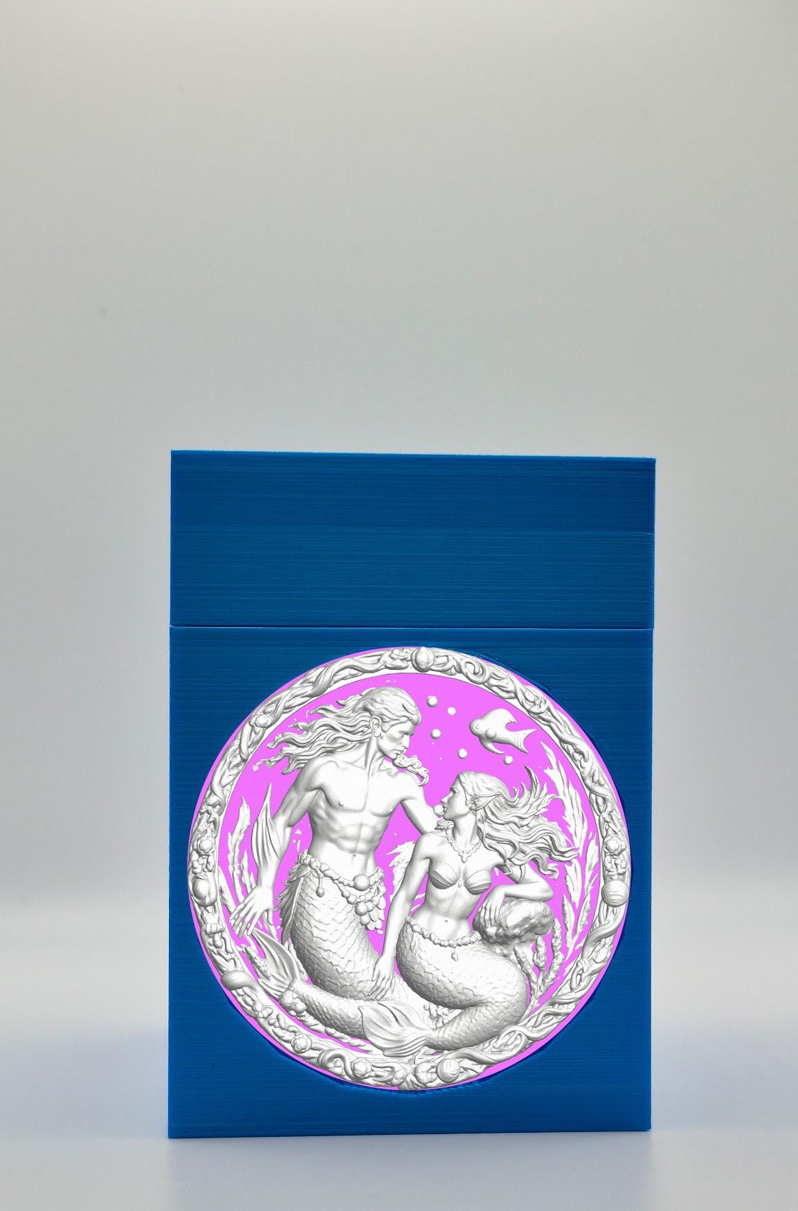 Merfolk Card Box — Blue
