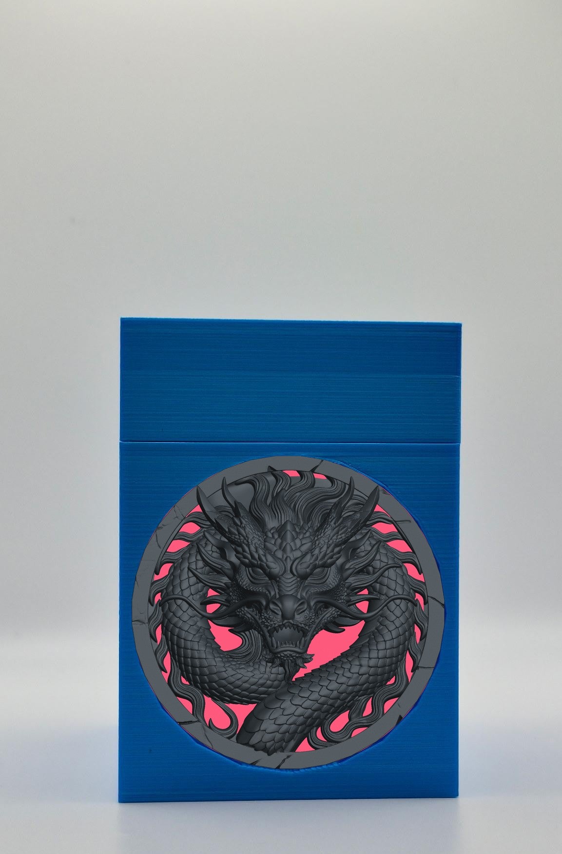 Dragon Card Box — Blue