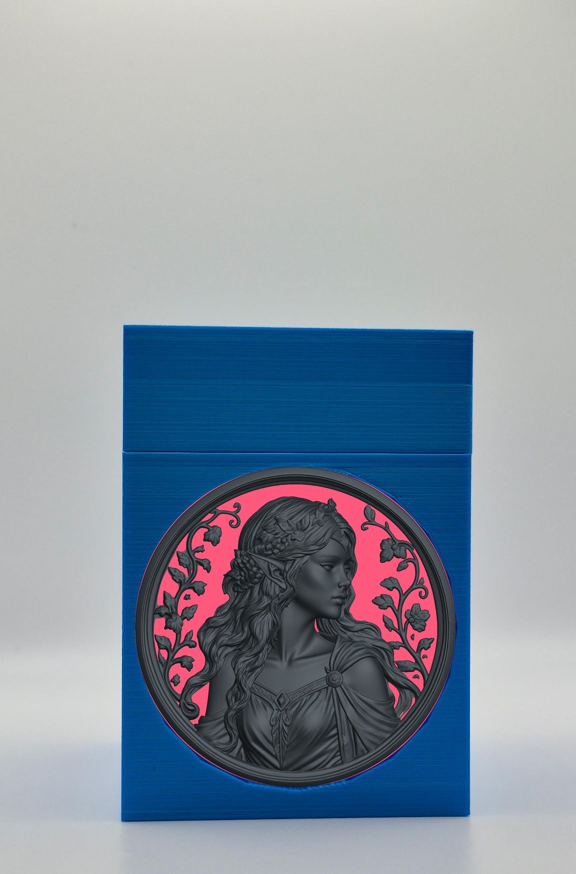 Elf Maiden Card Box — Blue