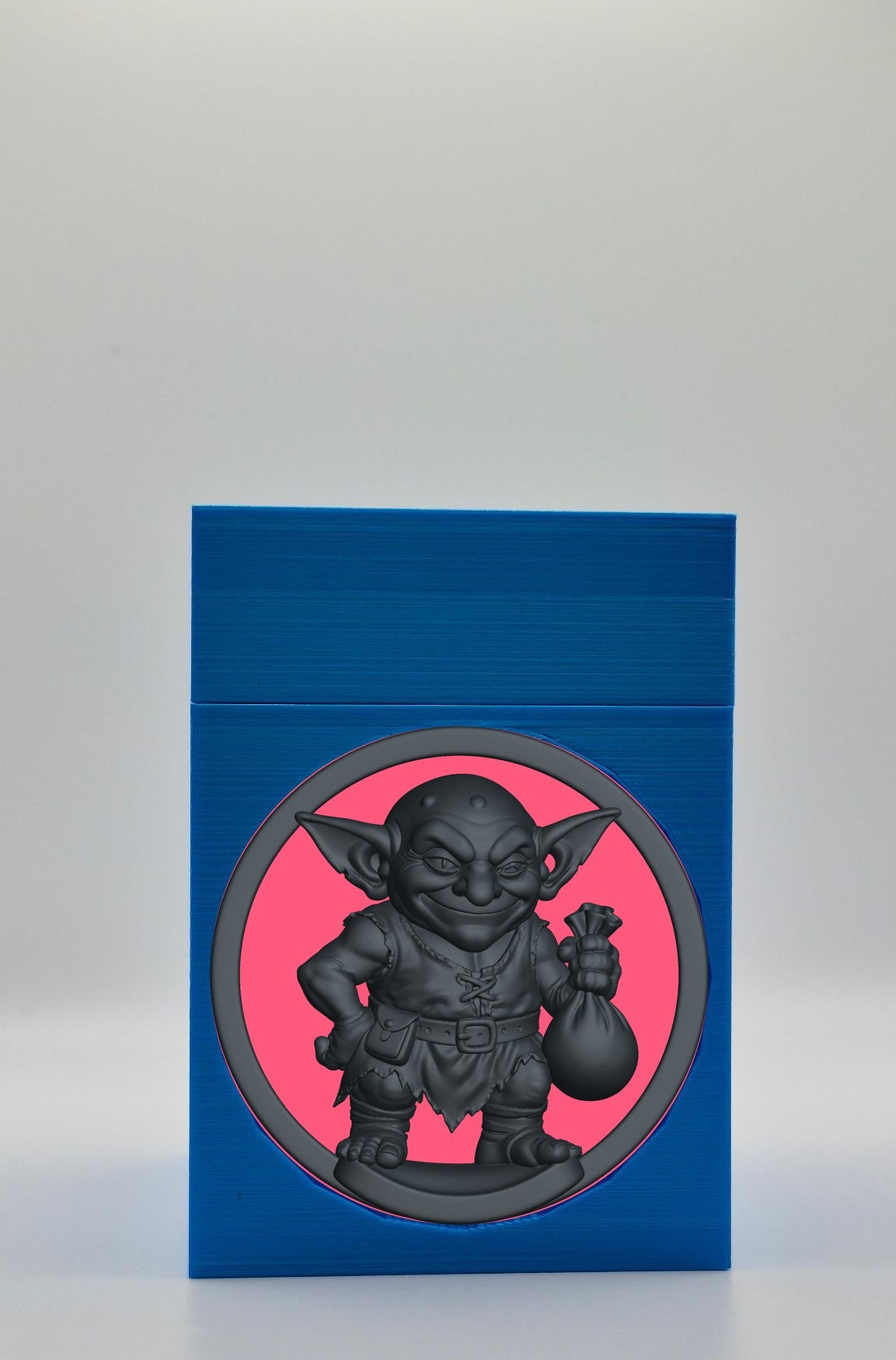 Greedy Goblin Card Box — Blue