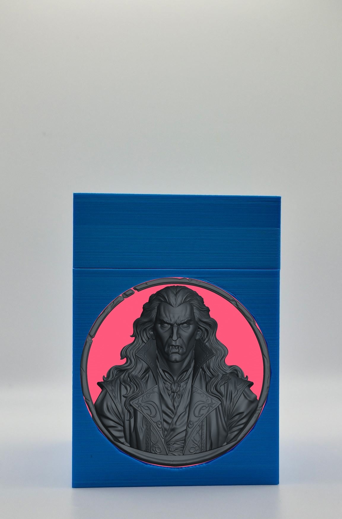 Gothic Vampire Card Box — Blue