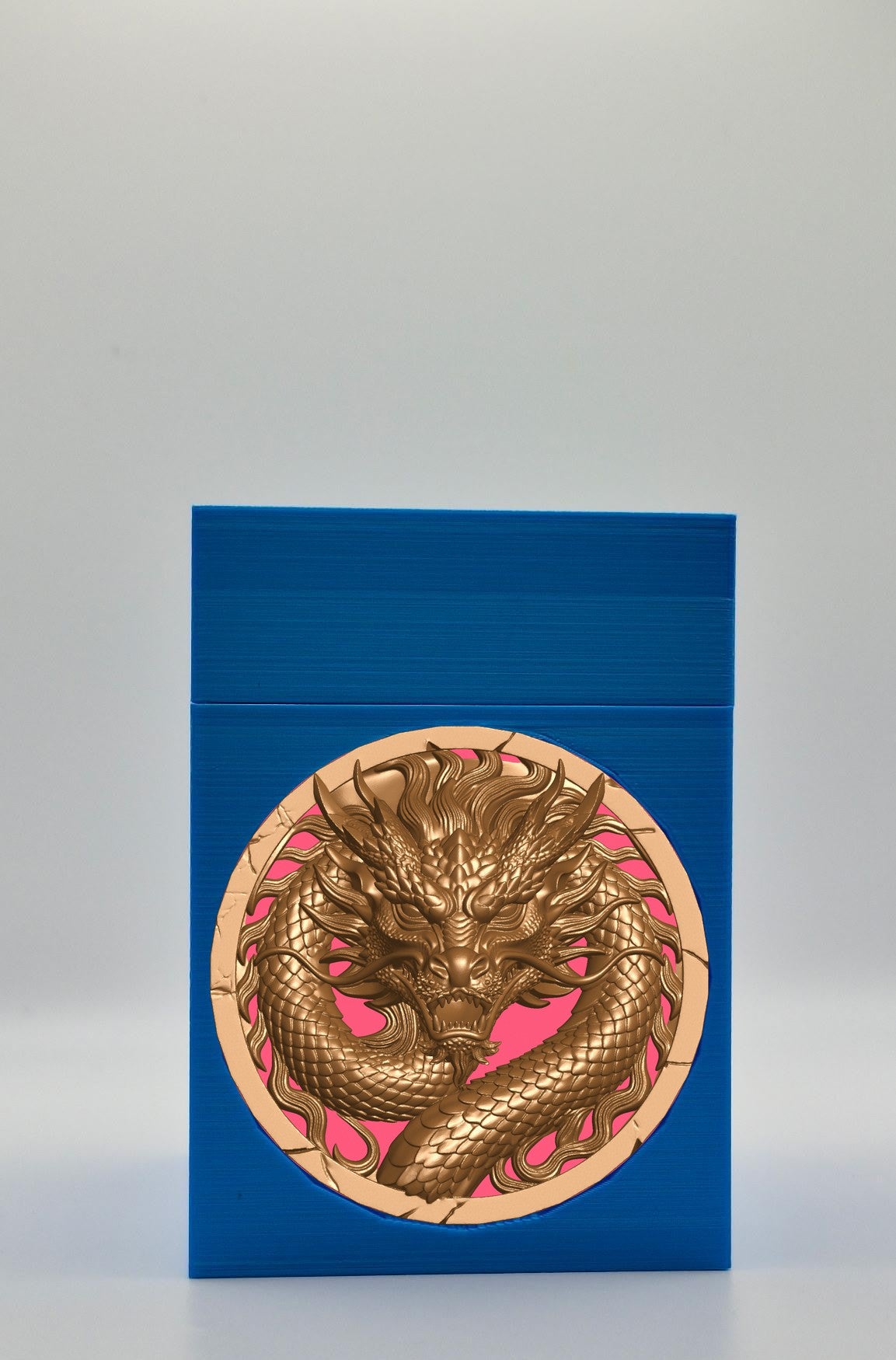 Dragon Card Box — Blue