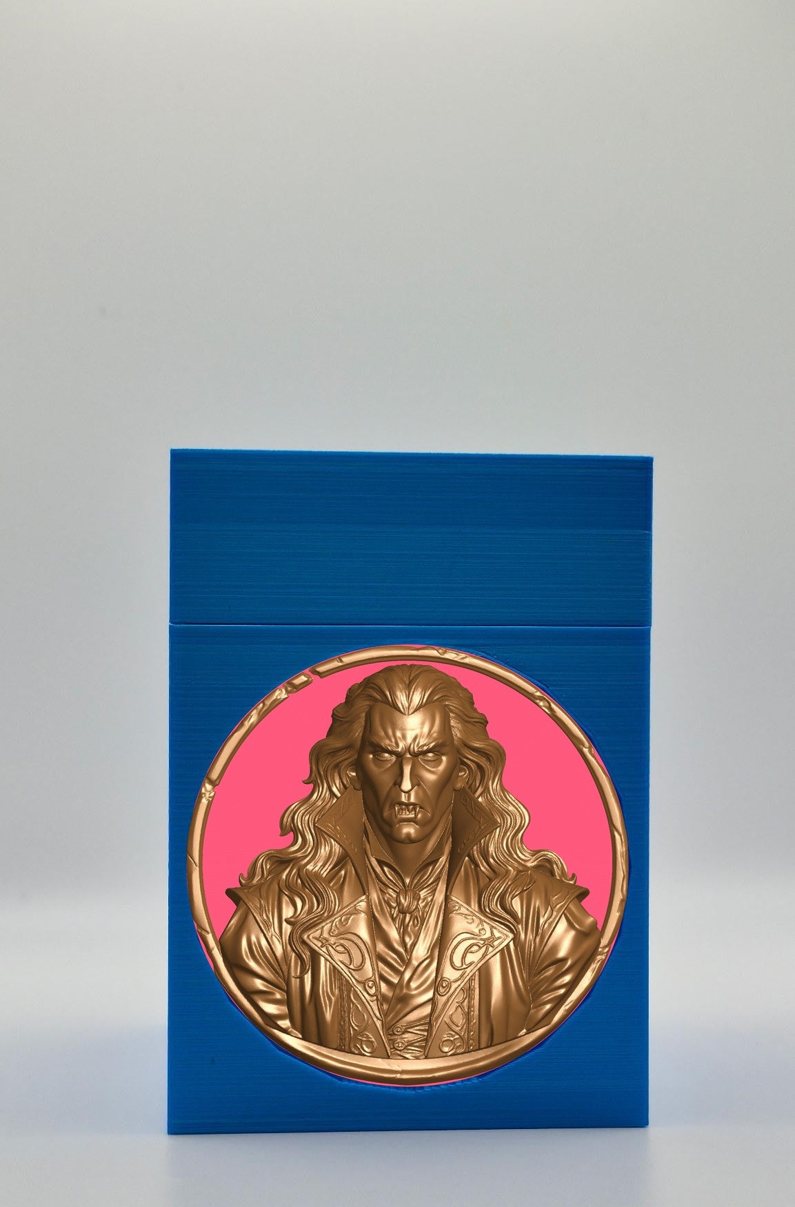 Gothic Vampire Card Box — Blue